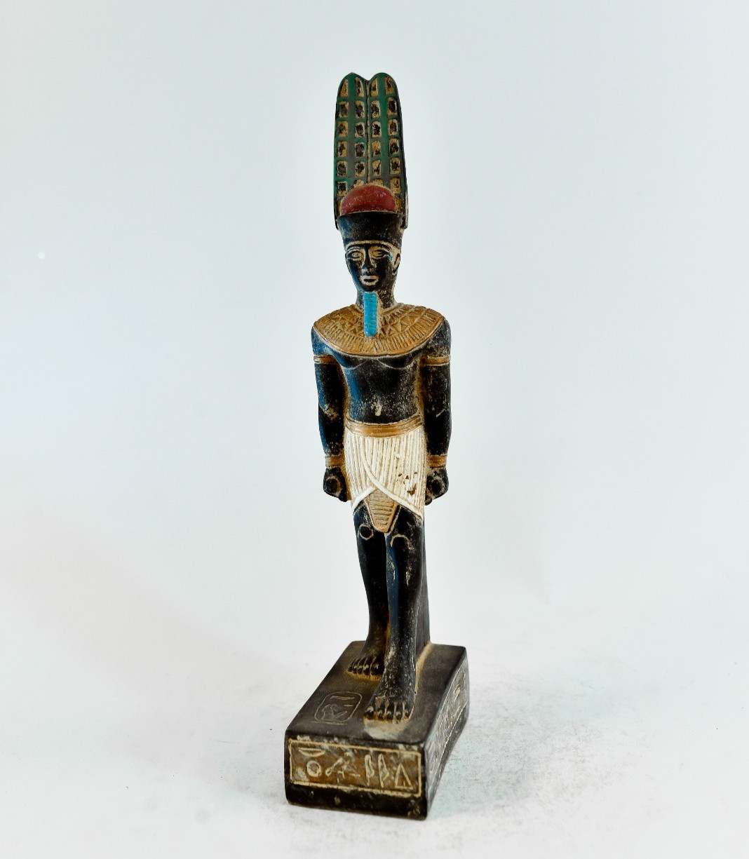 Ancient Egyptian God Amun Re Statue Museum Finishing Piece