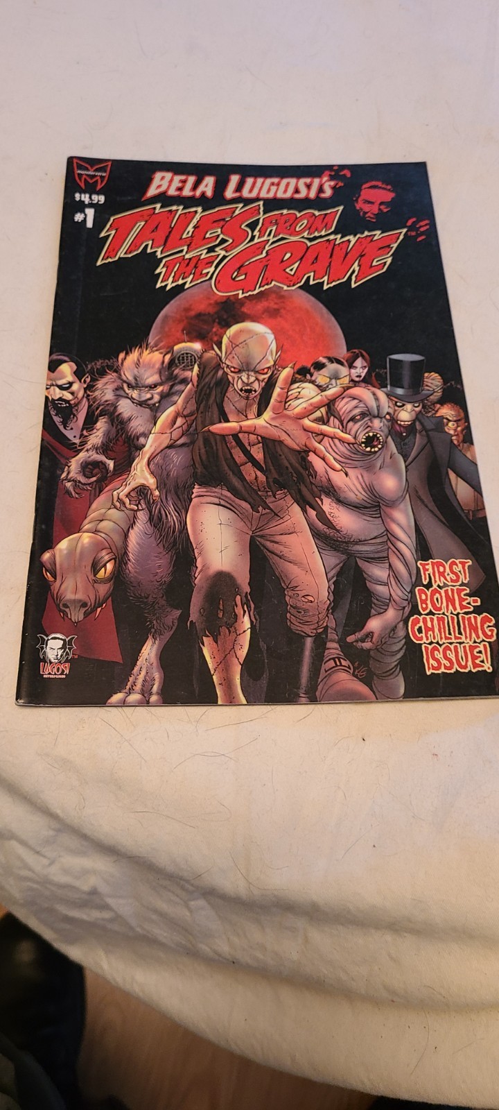 2010 Monsterverse Bela Lugosi's TALES FROM THE GRAVE #1 Comic Cassaday Variant
