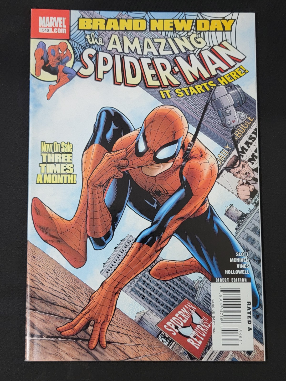 Amazing Spider-Man (1998) #546 1st Appearance Of Mr. Negative & Jackpot VF/ NM