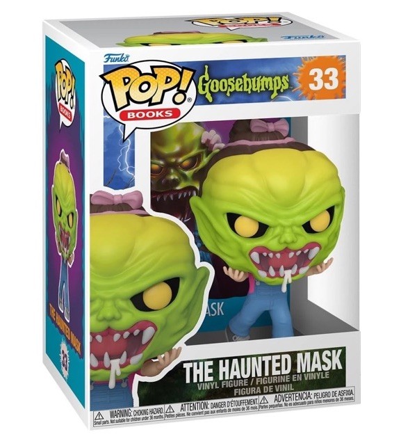 Funko Pop Books: Goosebumps - The Haunted Mask With Protector Funko Pop Books: Goosebumps - The Haunted Mask With Protector