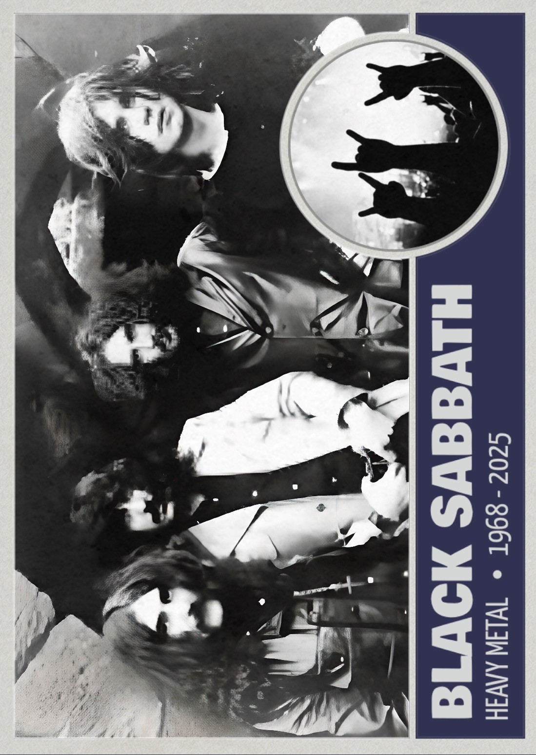 Black Sabbath & Ozzy Osbourne Custom 3-Card Era Set – Early Years to Final Show