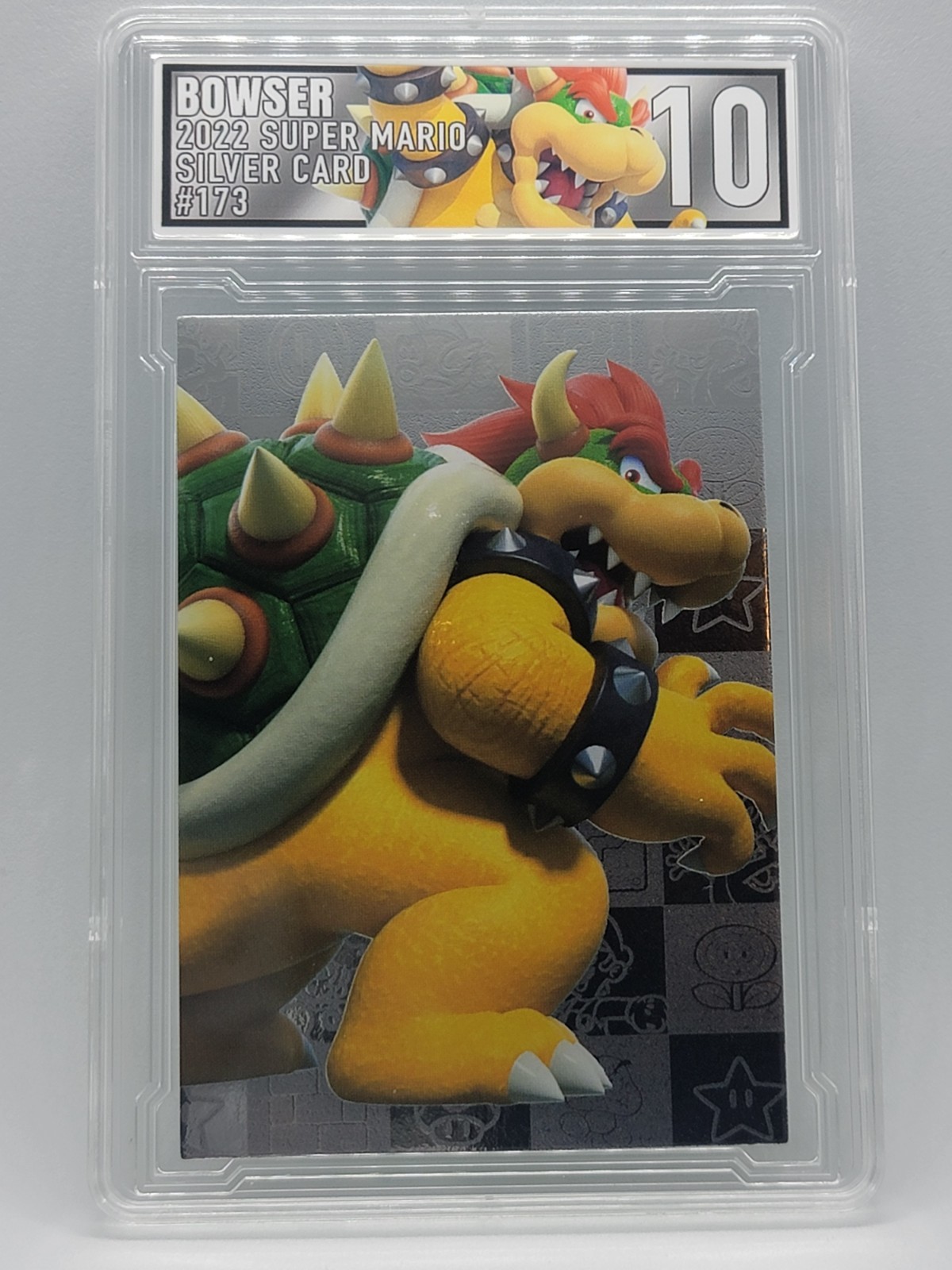 2022 Panini Super Mario Brothers Bowser Silver #173 EGC 10 c~B