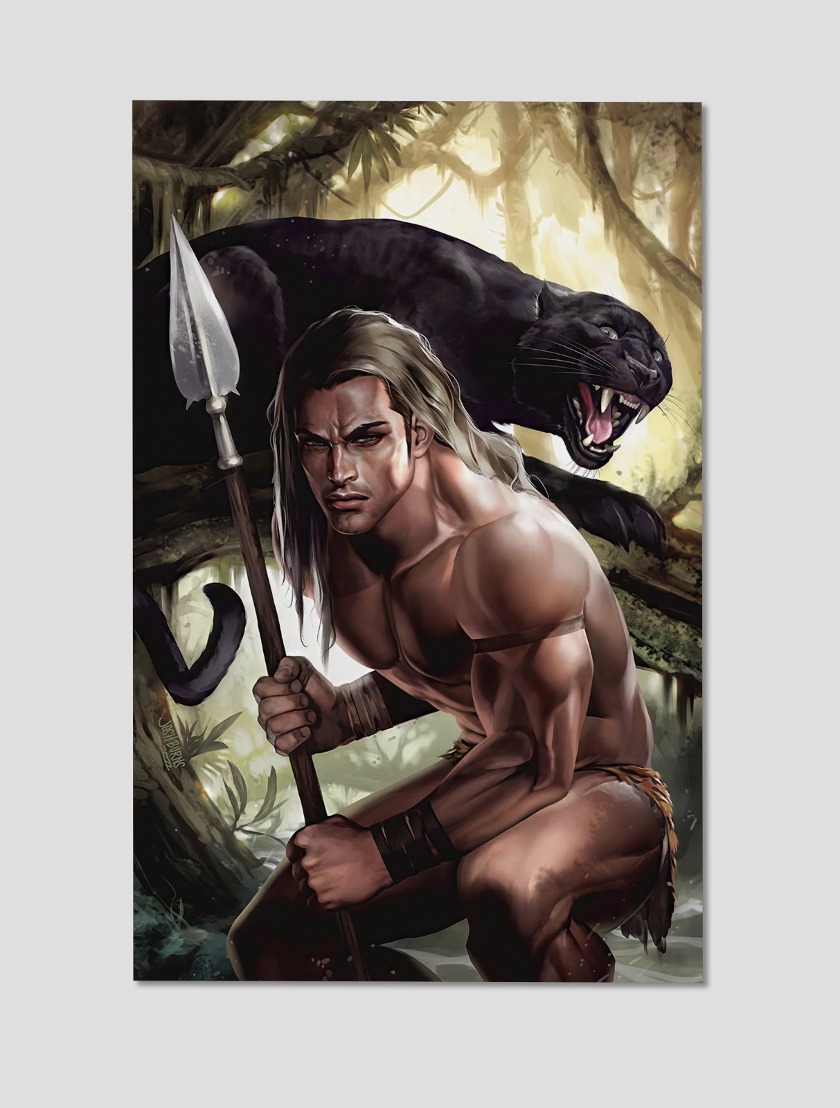Lord of the Jungle #1 Tarzan Premium Print Poster 11x17 Classic Story Wall Art