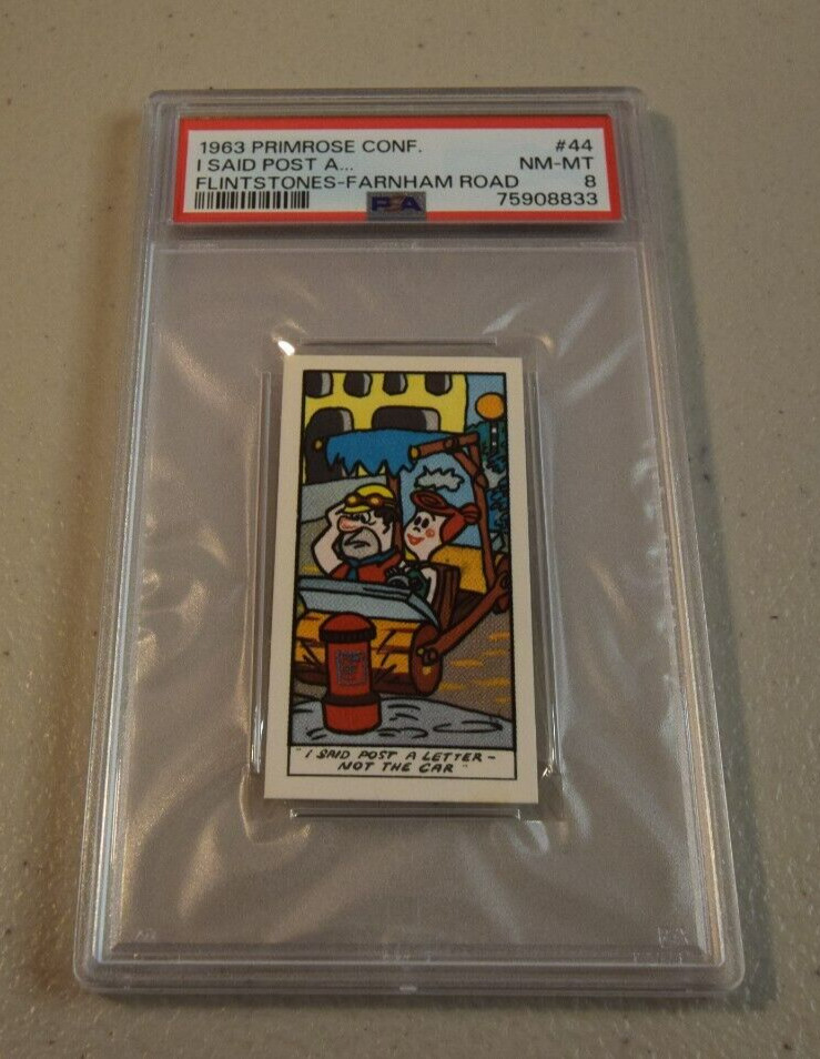 1963 Primrose Confectionery Flintstones #44 PSA 8 NM-MT 1963 Primrose Confectionery Flintstones #44 PSA 8 NM-MT