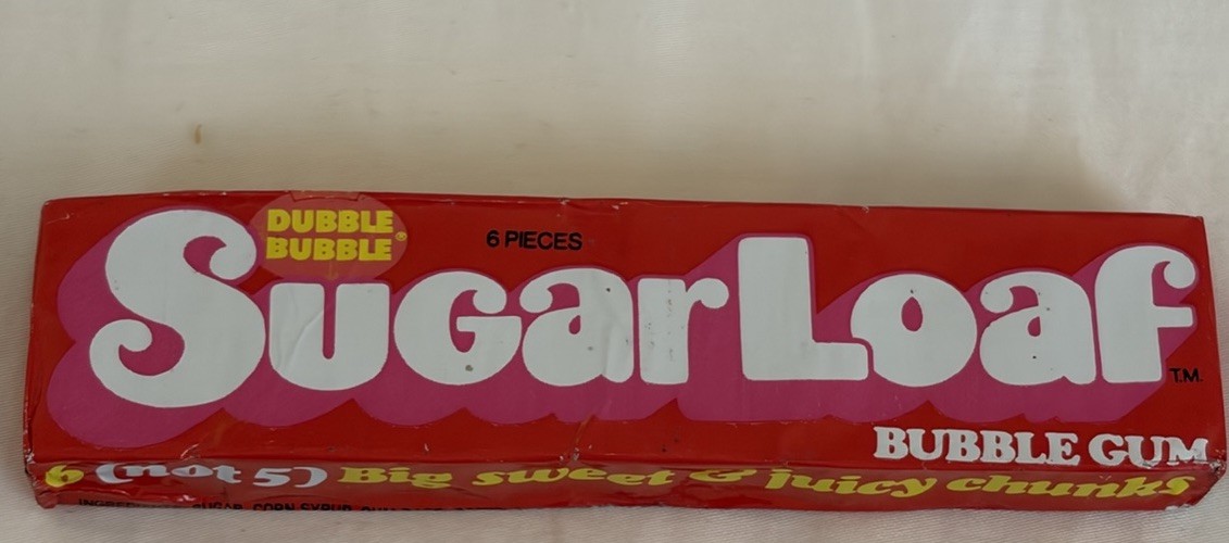 Vintage 1970’s DUBBLE BUBBLE BUBBLE SUGAR LOAF BUBBLE GUM Lot  Sealed  NOS  Rare