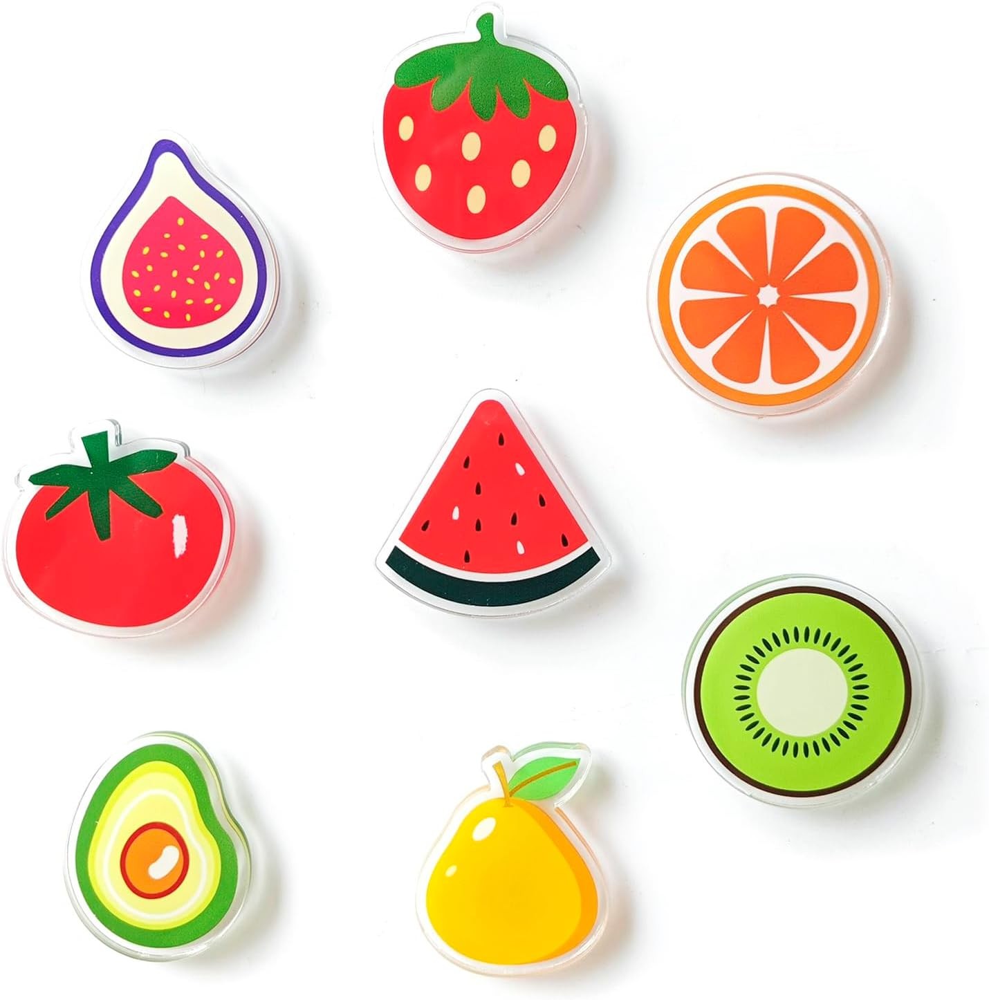 Cute Fruit Fridge Decorative Magnets Funny Food Magnet Set