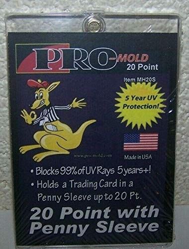 Pro-Mold 20 pt. Magnetic One Touch Card Holder Holds Sleeved Card MH20S