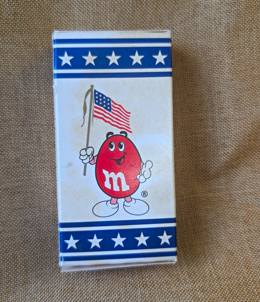 M&M's Mars Pack w/ Bill Clinton Text & Presidential Seal (M&Ms Are Still Inside)
