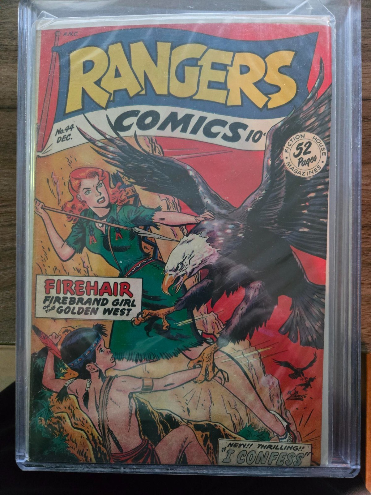 Rangers Comics #44/ Firehair/ Fiction House /Fine