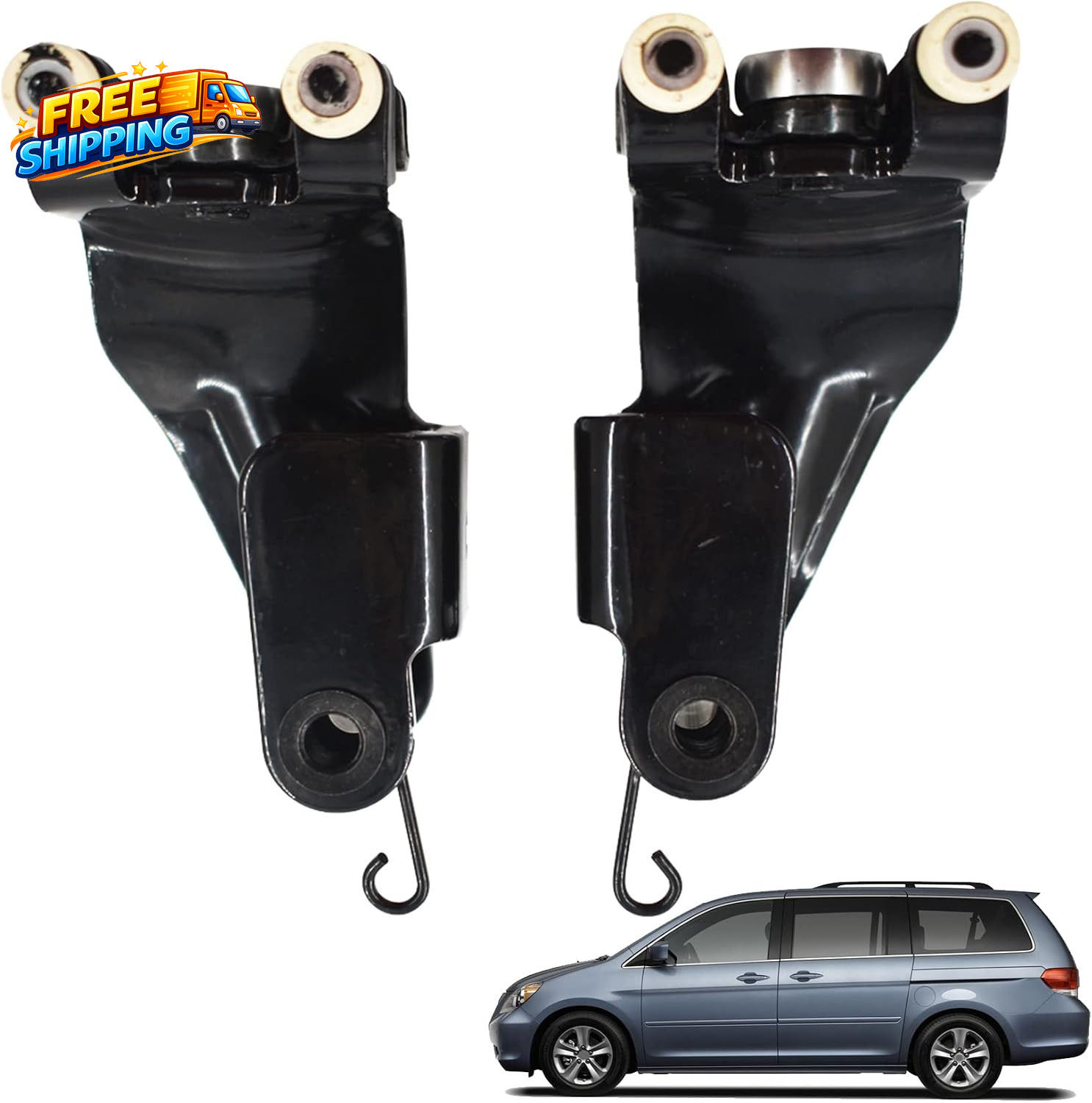 2Pcs Sliding Door Rollers Hinge Assembly Left Right Replacement for 2005-2010...