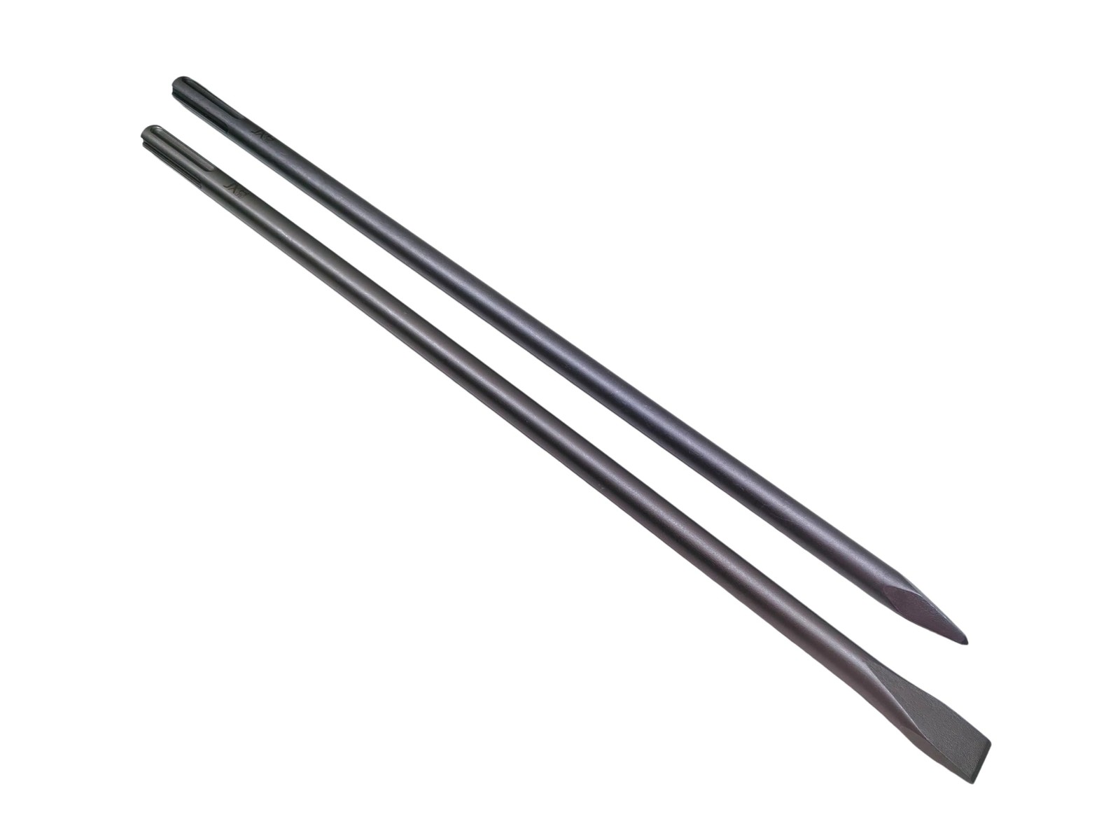 24-Inch SDS Max Chisel Set - 1 Inch Flat and Point Chisel - Heat Treated 40Cr... 24-Inch SDS Max Chisel Set - 1 Inch Flat and Point Chisel - Heat Treated 40Cr...