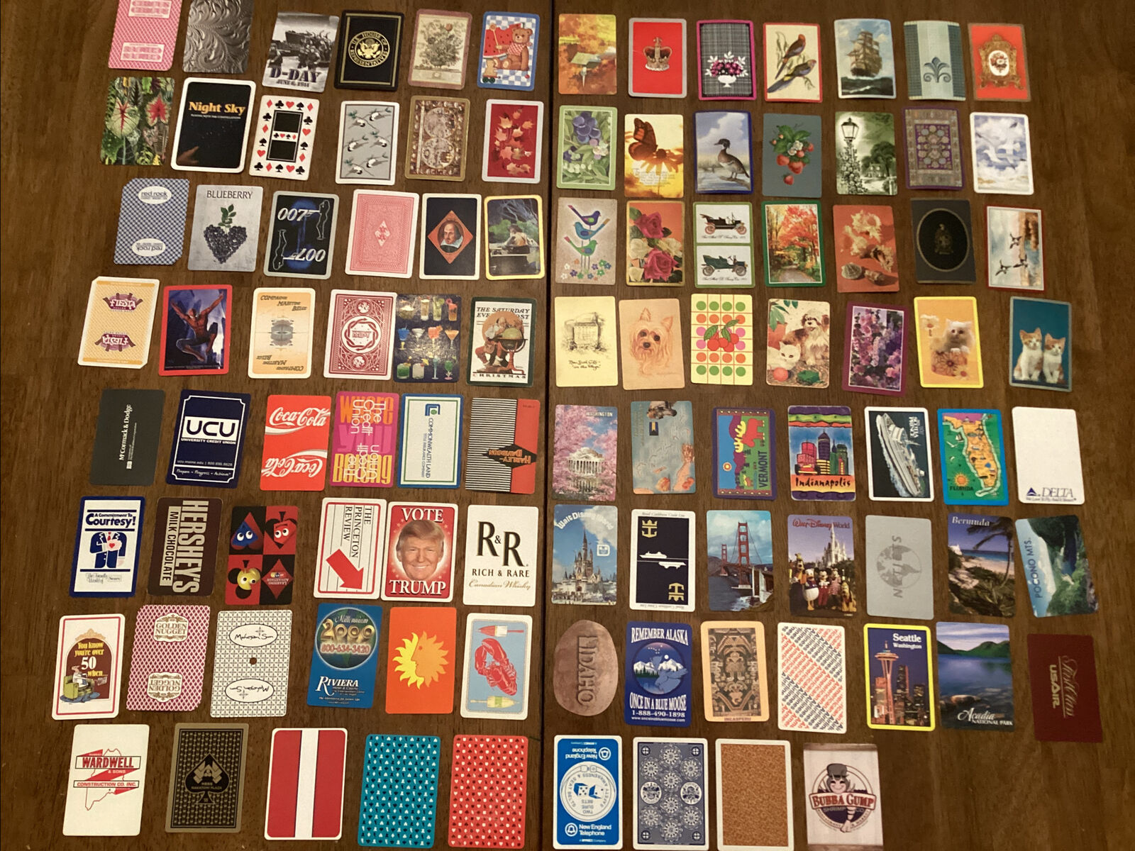Single Swap Playing Cards 100 Piece Lot  B Vintage to Modern Collectible Cards