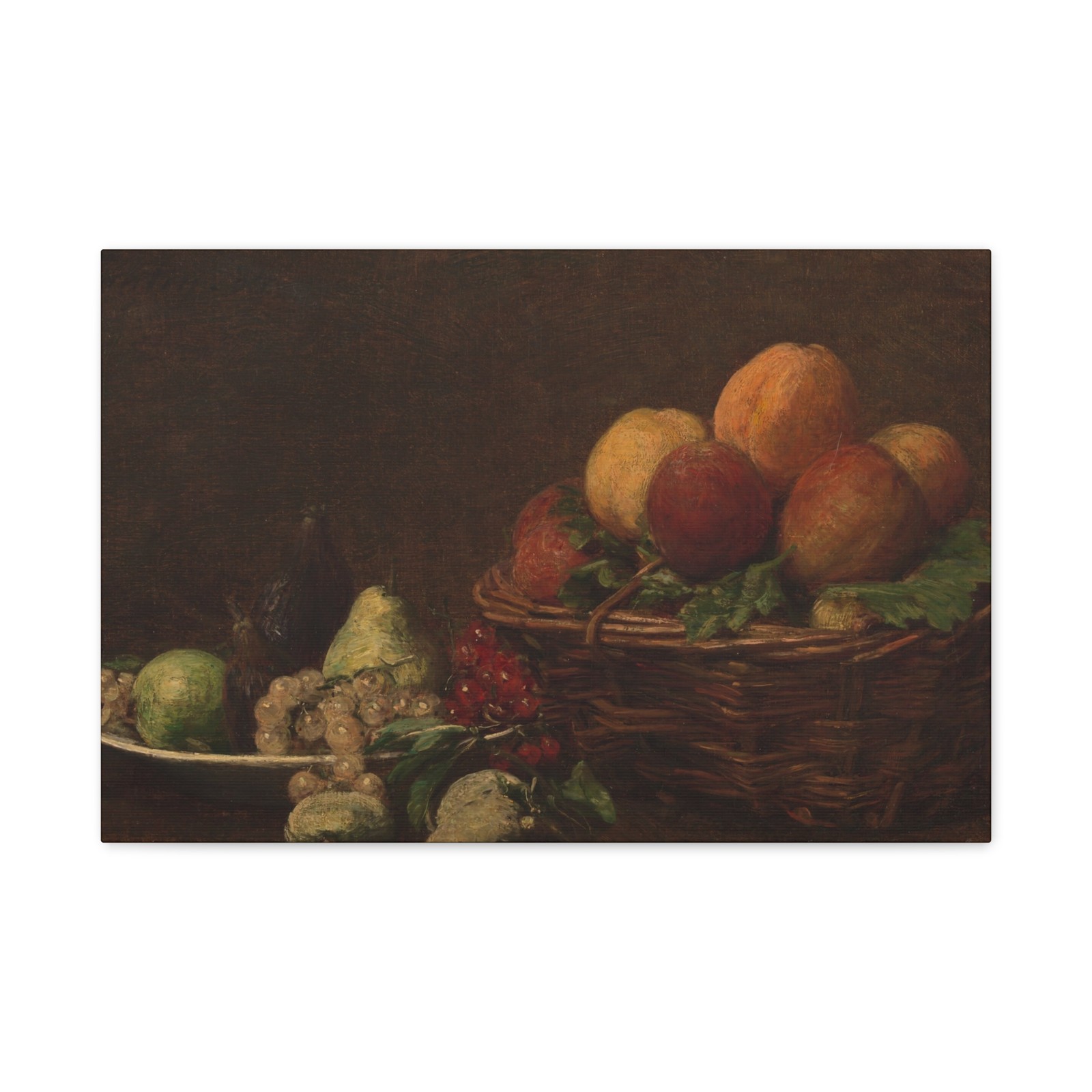 Henri Fantin-Latour - Still Life with Fruit - c. 1880 - Canvas Wall Art