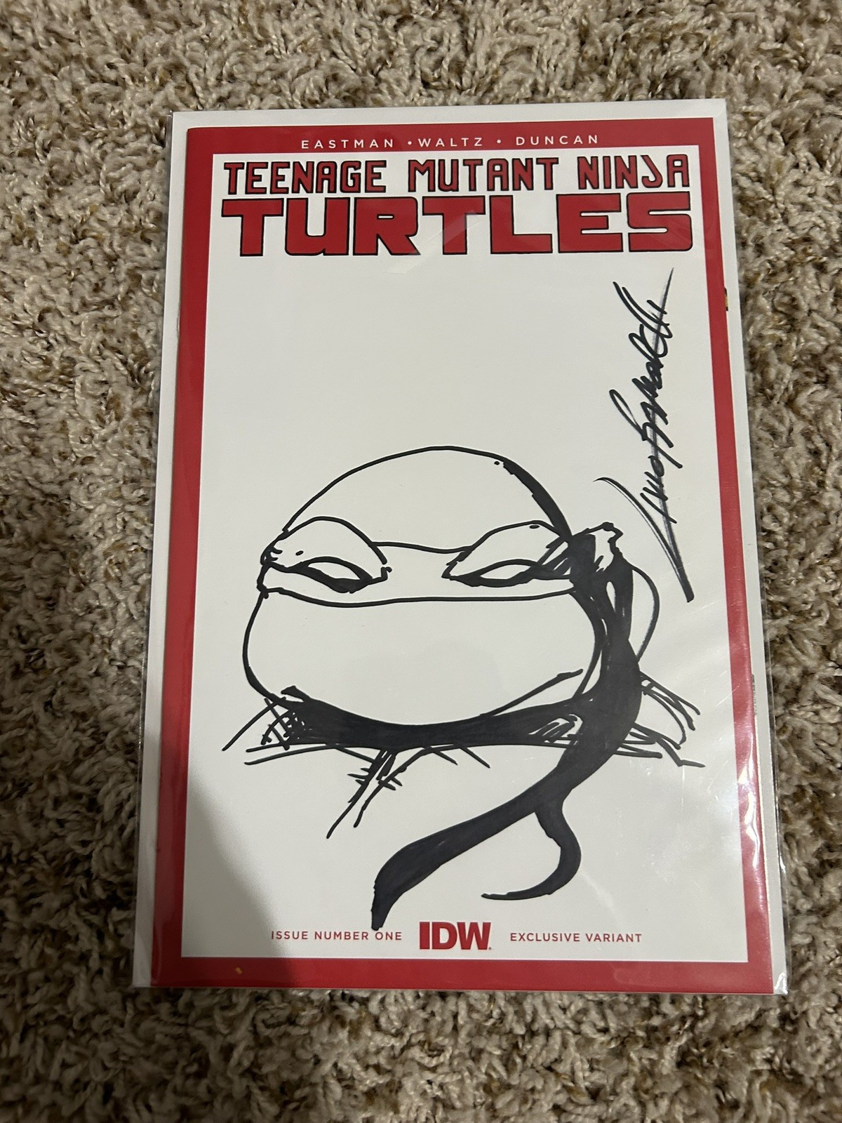 Teenage Mutant Ninja Turtles Blank Limited To 250 Rare Charity Promo NYCC 2023