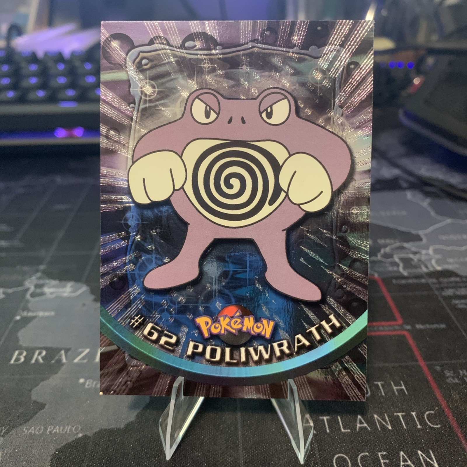 Topps Pokémon Topps Chrome TV Animation Edition Poliwrath #62 Trading Card