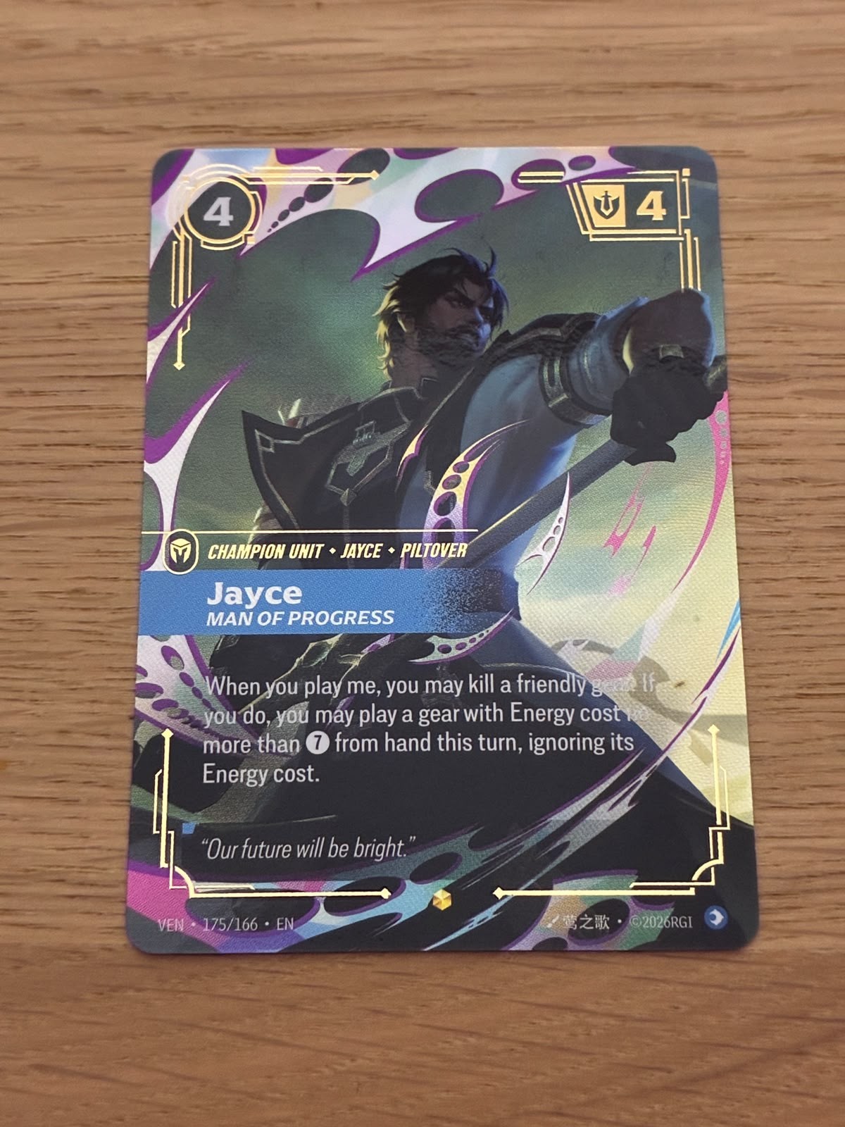 Riftbound - Vendetta - Jayce OVERNUMBERED 175/166