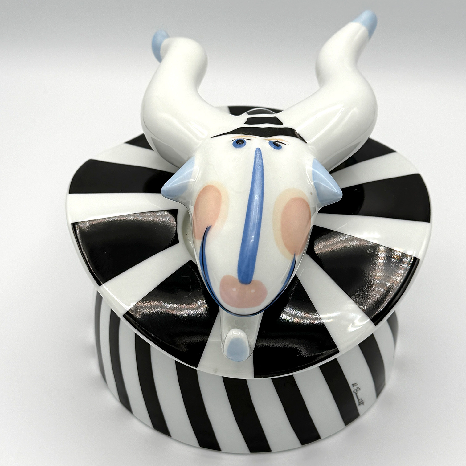 Rare Villeroy & Boch Animal Park Porcelain Lidded Box Rosemarie Benedikt Goat