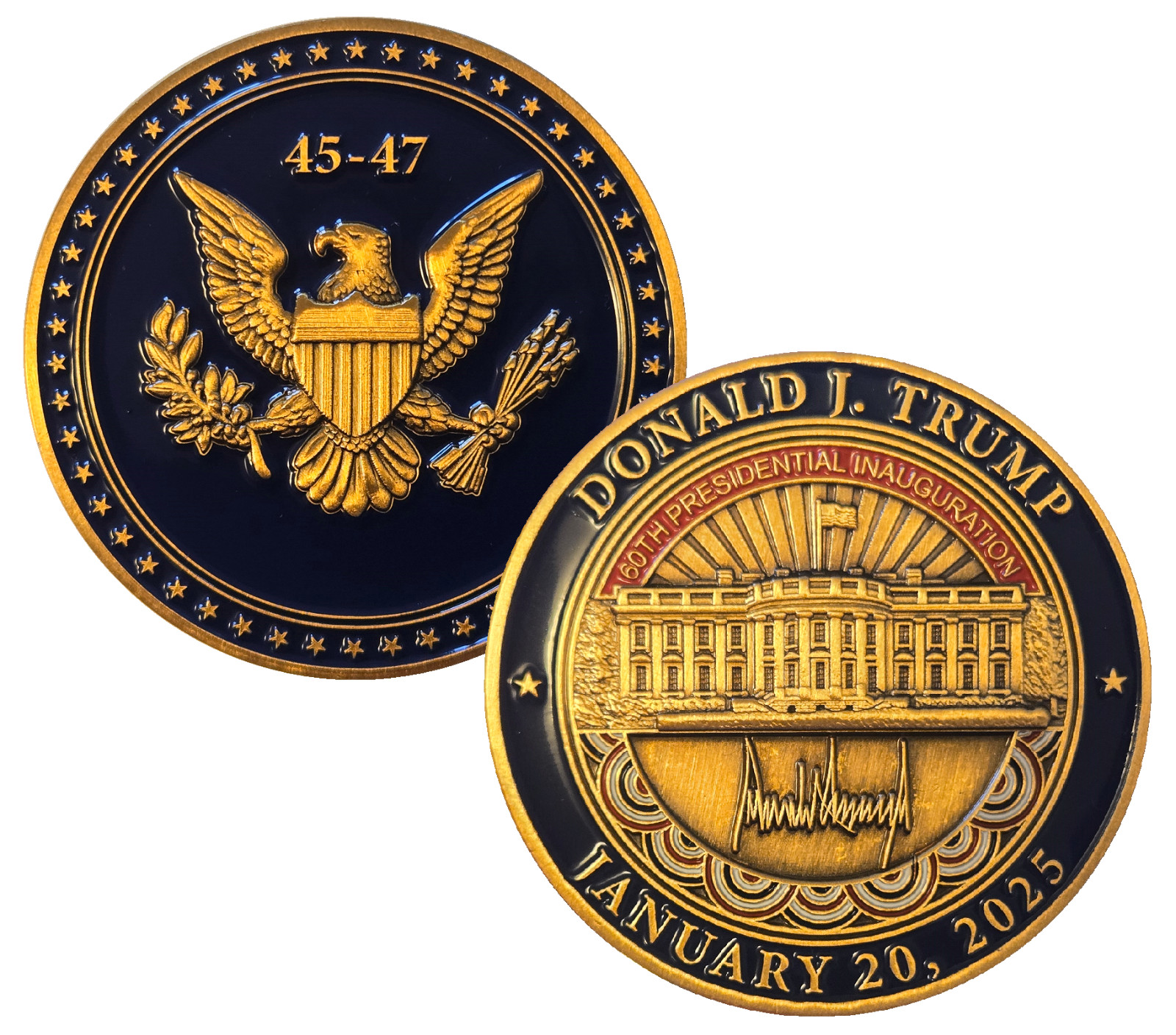 2025 Presidential Inauguration of Donald Trump Commemorative Coin Unofficial