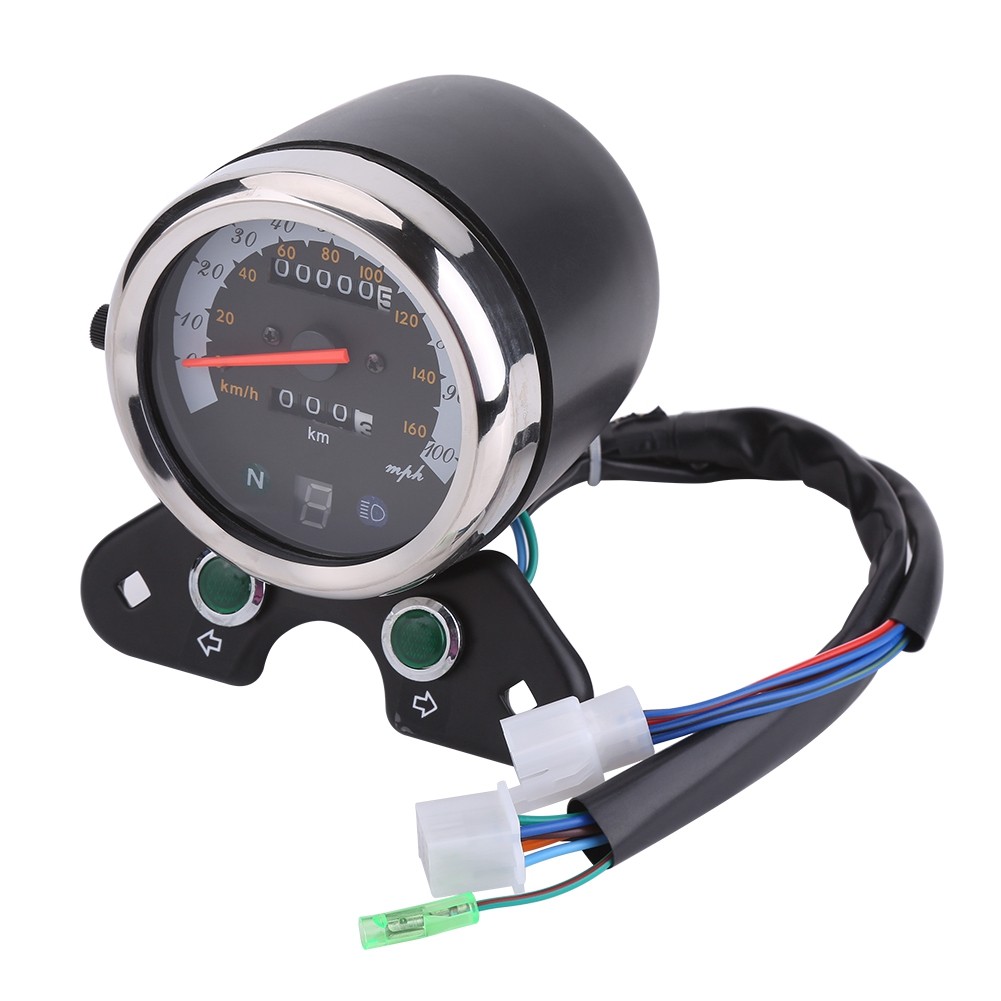 Universal Motorcycle Dual Odometer Speedometer For Precise Mileage Tracking CNCY