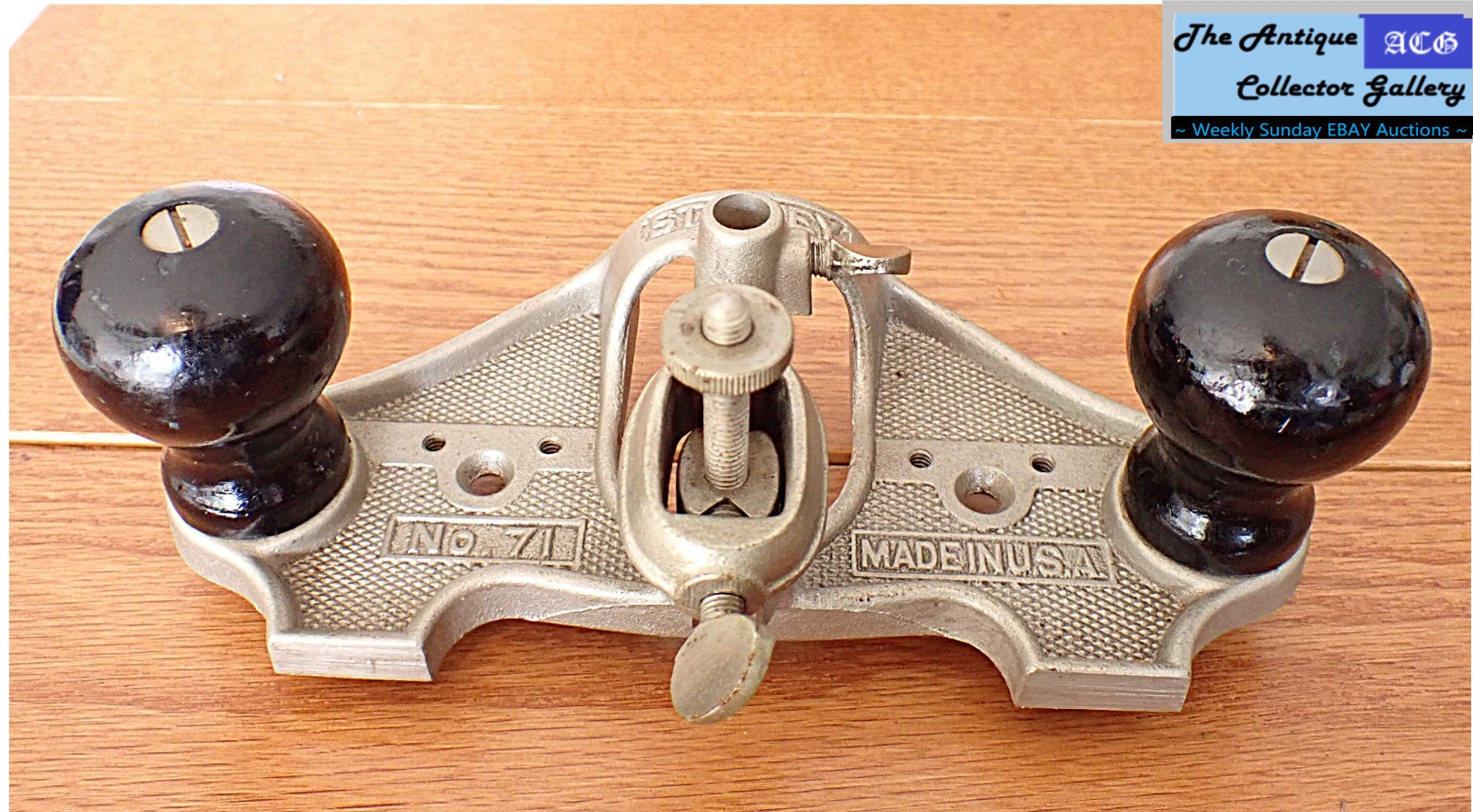 Antique/Vintage⌛Stanley No 71 Hand Router🪙no depth stop 🪙1884 to 1973🪙 Antique/Vintage⌛Stanley No 71 Hand Router🪙no depth stop 🪙1884 to 1973🪙