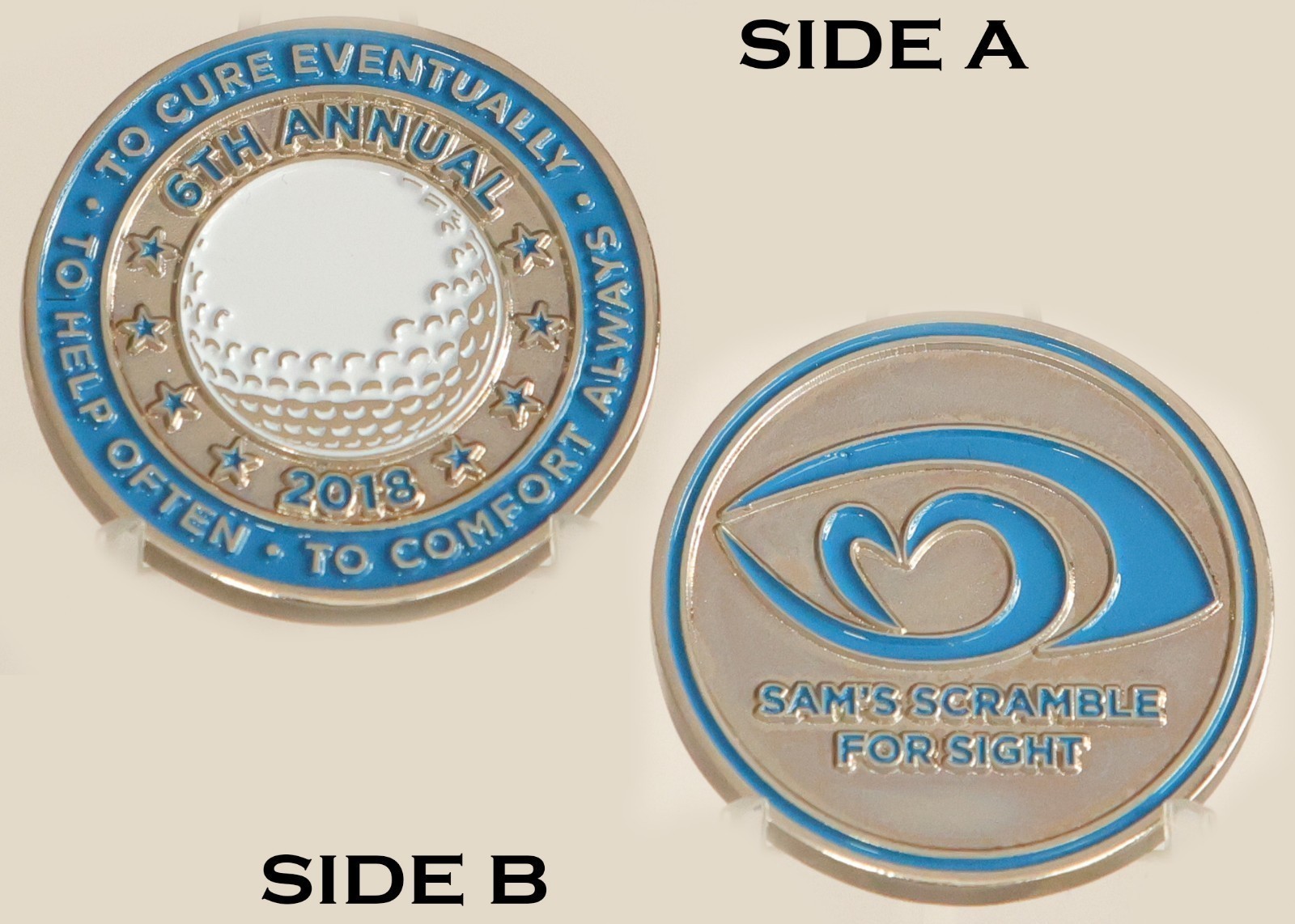 Sam\'s Scramble For Sight 2018 Golf Challenge Coin  3#C