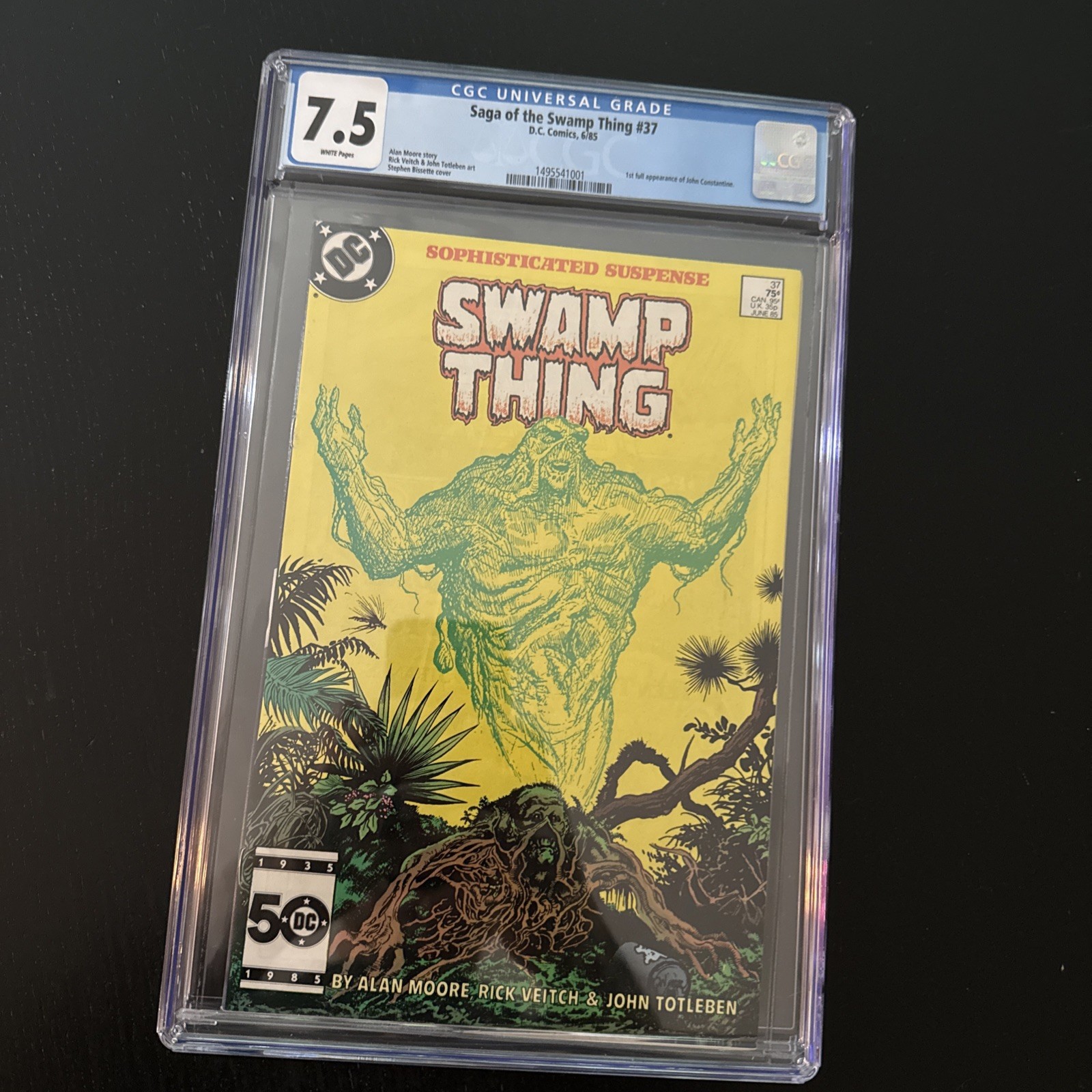 Saga of the Swamp Thing #37 1985 CGC 7.5