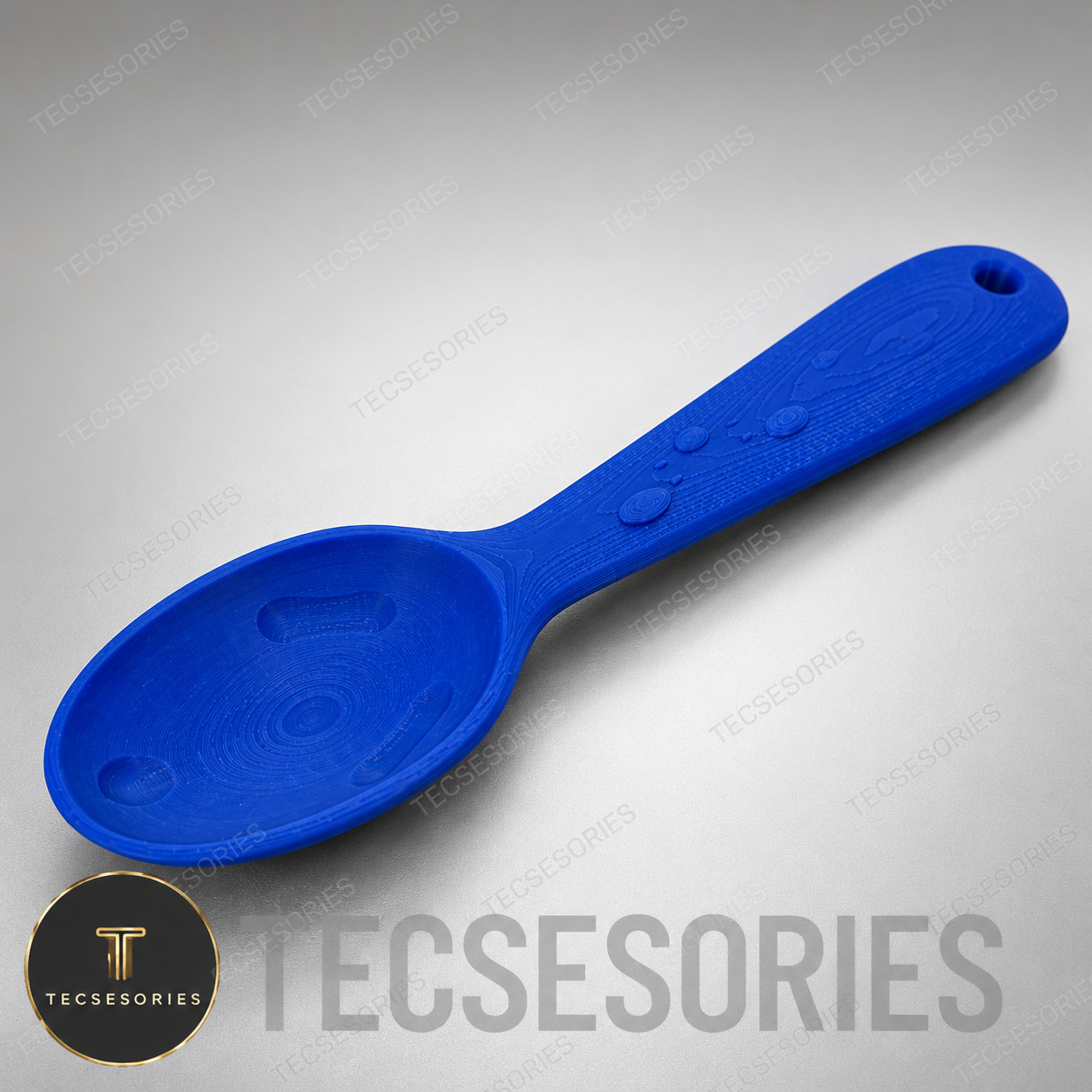 Giant Collectible Bean Spoon 12in 3D Printed Mini Figure Display Holder