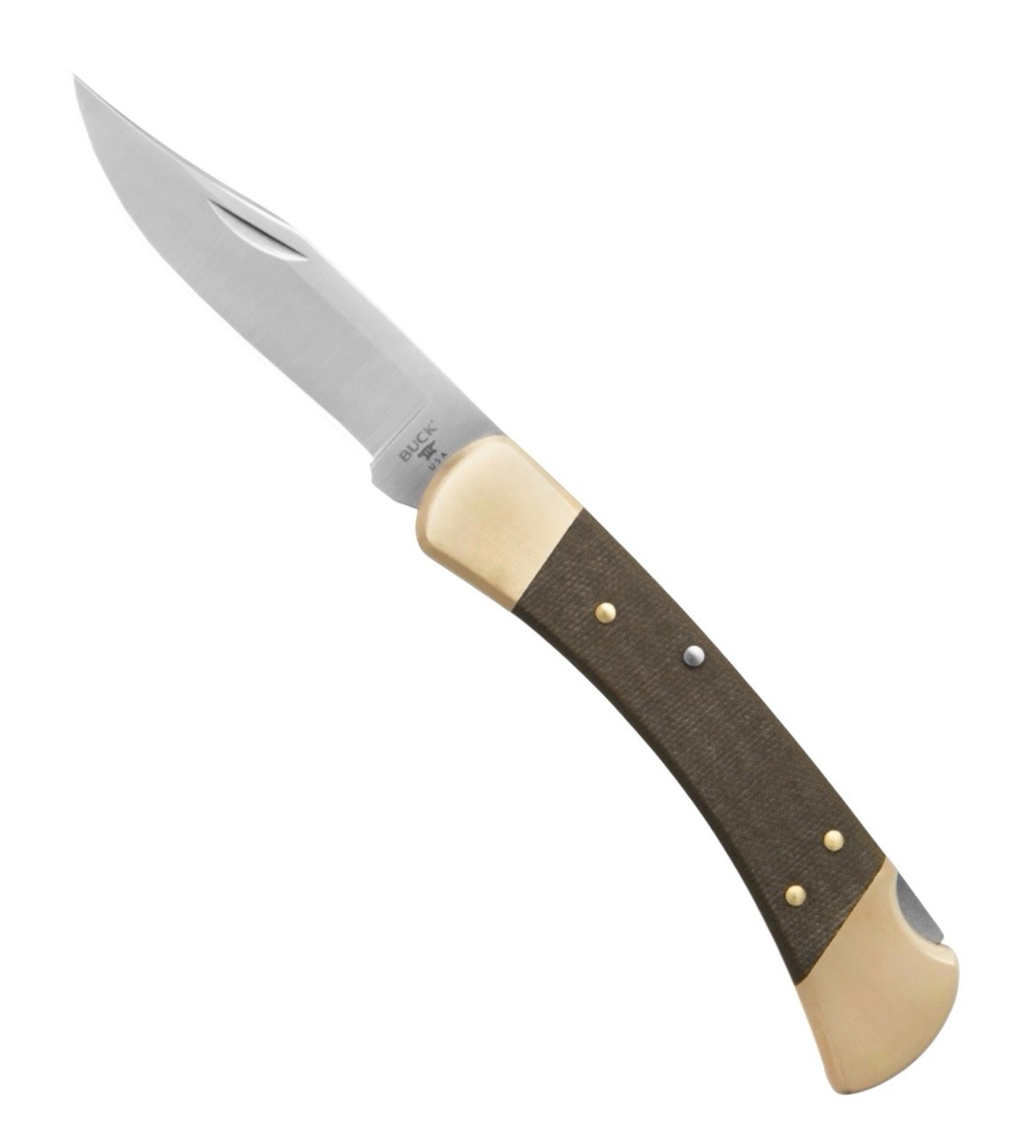 Buck Blade HQ 110 Hunter 0110GRS6-B - Green Canvas Micarta - Satin S45VN