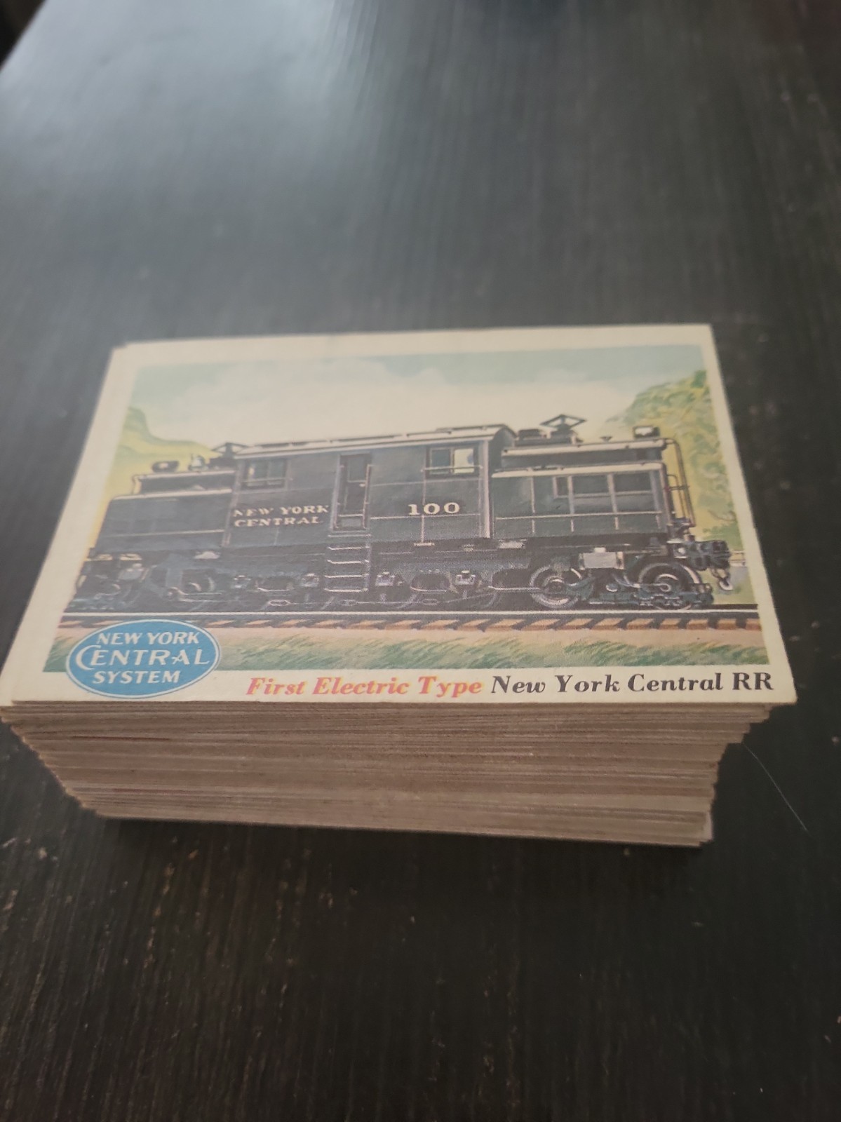 1955 Topps Rails and Sails (77) Card Lot - All Trains, No Duplicates 4-80