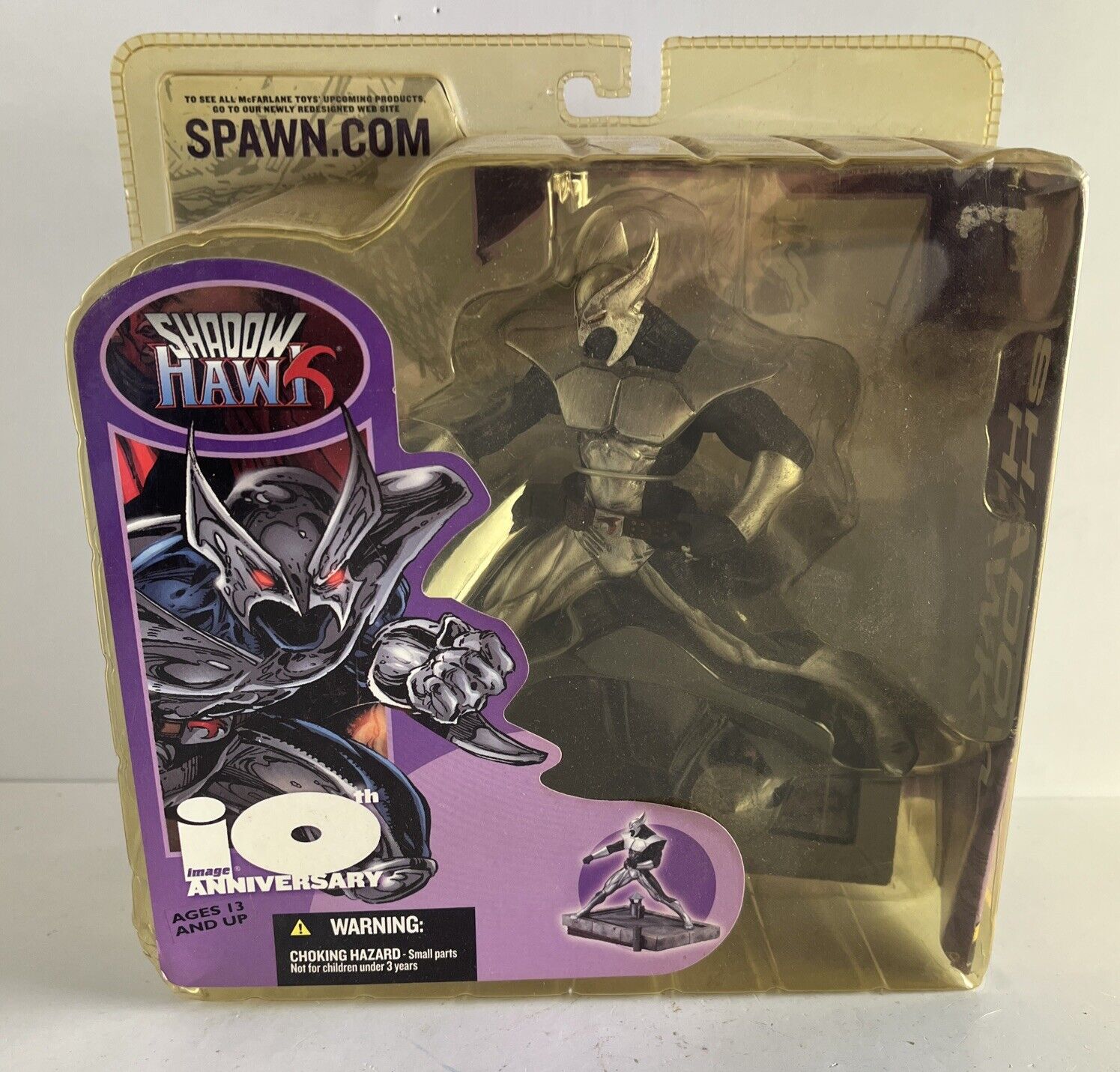 McFarlane Toys Shadow Hawk 10th Image Anniversary Figure and Stand