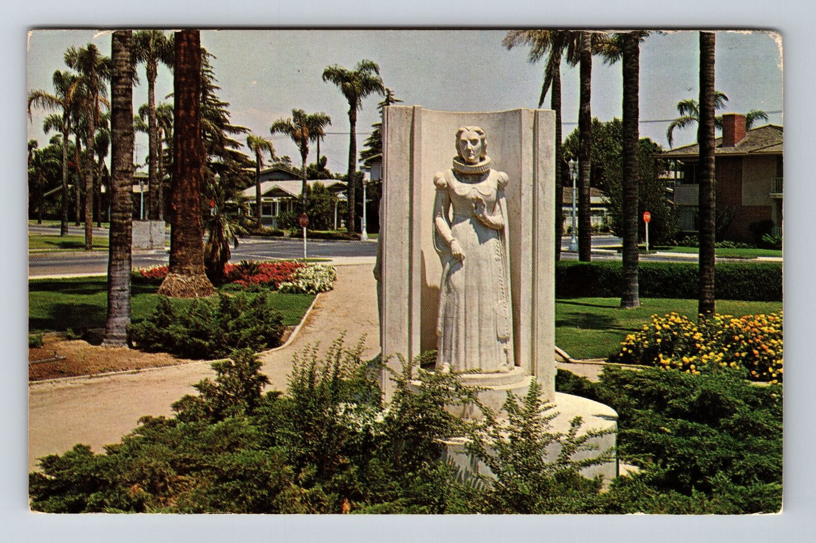 Anaheim CA-California, Anaheim City Park, Vintage Postcard