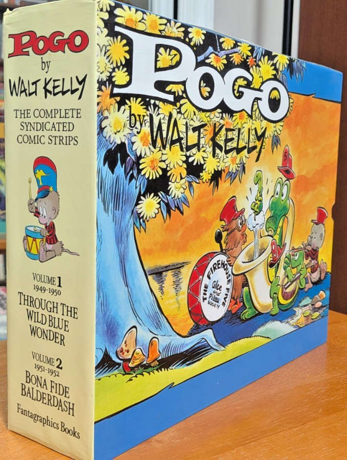 Pogo by Walt Kelly Complete Syndicated Comic Strips Volume 1 and 2 box set