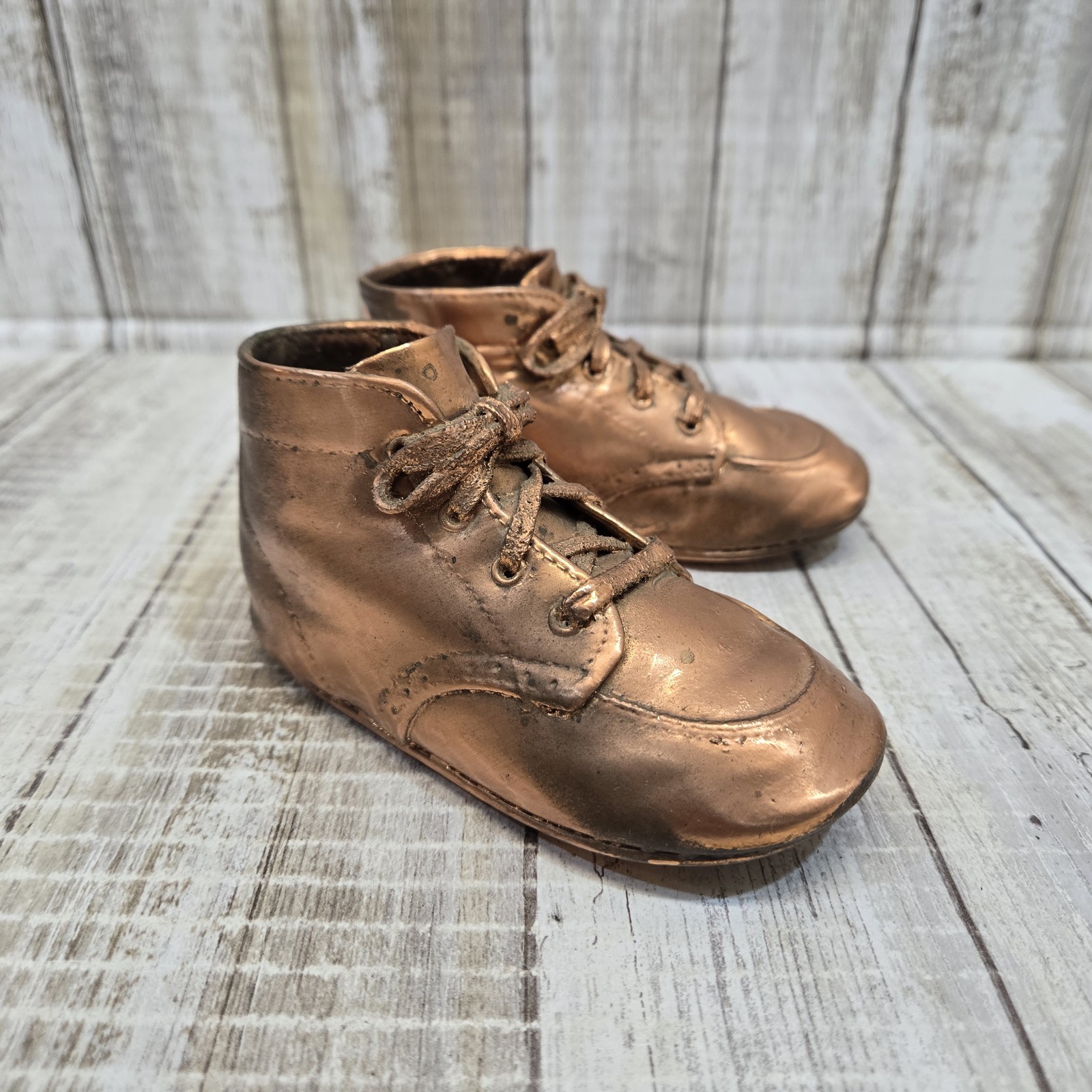 Copper Baby Toddler Shoes VTG Rare HTF 