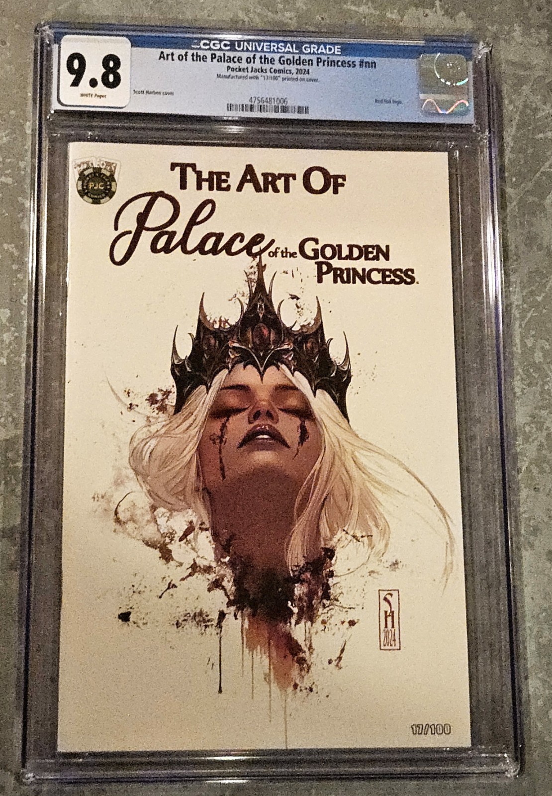 Art of PALACE of the GOLDEN PRINCESS⭕HARBEN⭕RED FOIL Variant💎CGC 9.8 #17/100 Art of PALACE of the GOLDEN PRINCESS⭕HARBEN⭕RED FOIL Variant💎CGC 9.8 #17/100