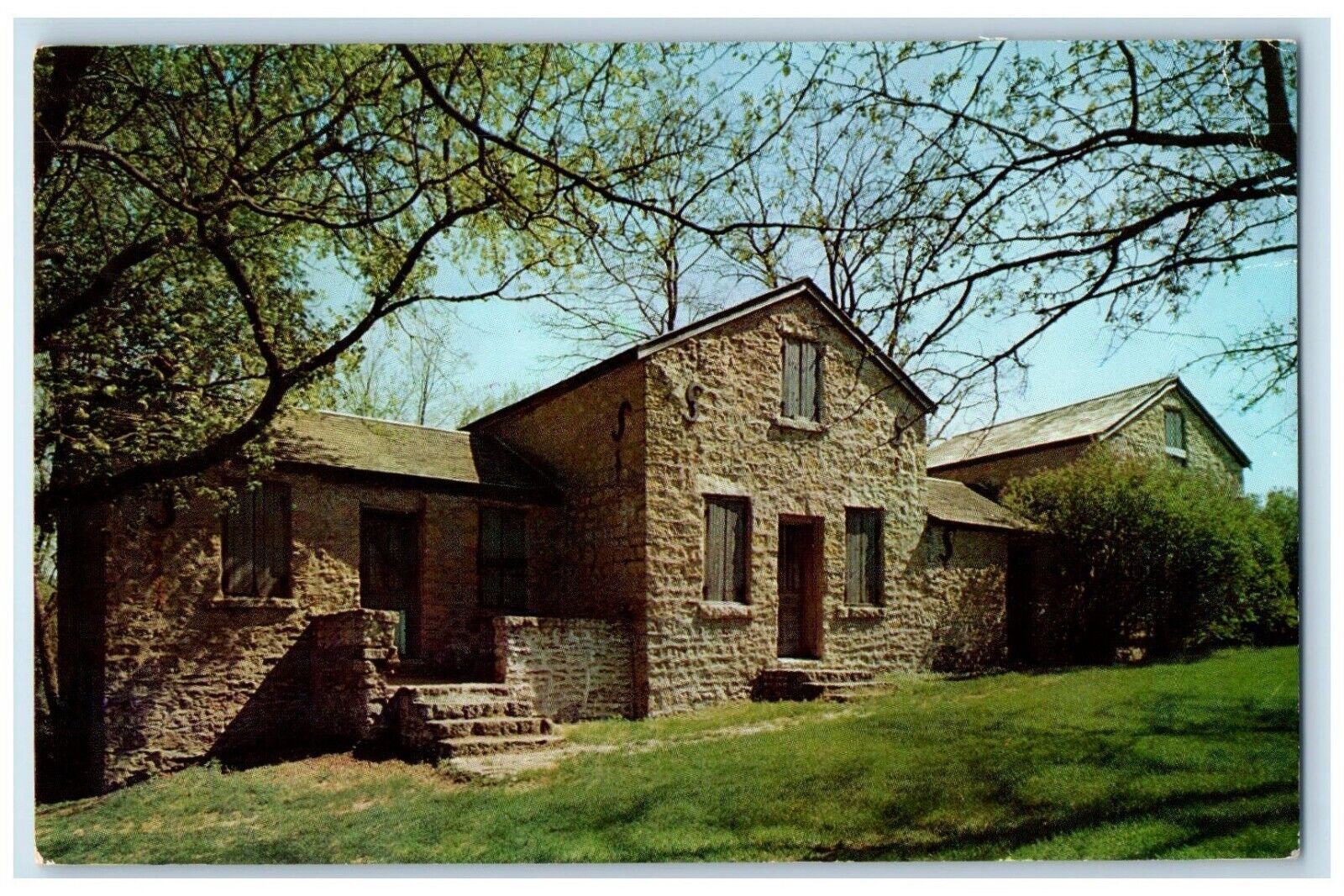 c1950's Whitman Trading Post Macktown Forest Preserve Rockton IL Postcard