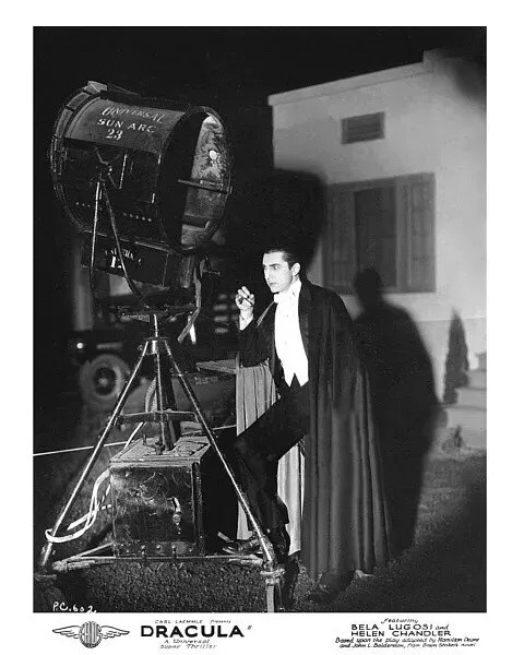 Dracula 1931 Stars Bela Lugosi, Edward Van Slone & Dwight Frye 4x6 Picture Cele