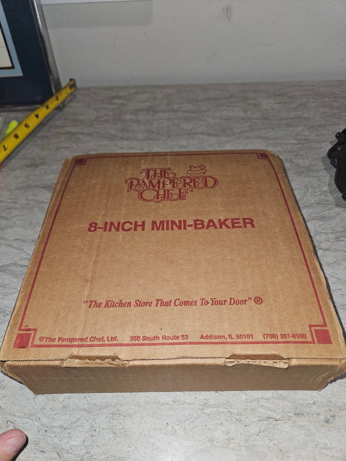 The Pampered Chef 8-Inch Mini-Baker Ceramic Baking Dish