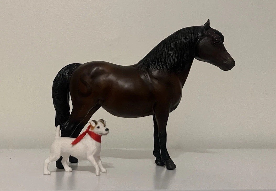 Breyerfest 2017 Dally and Spanky Horse and Dog Set NO BLANKET