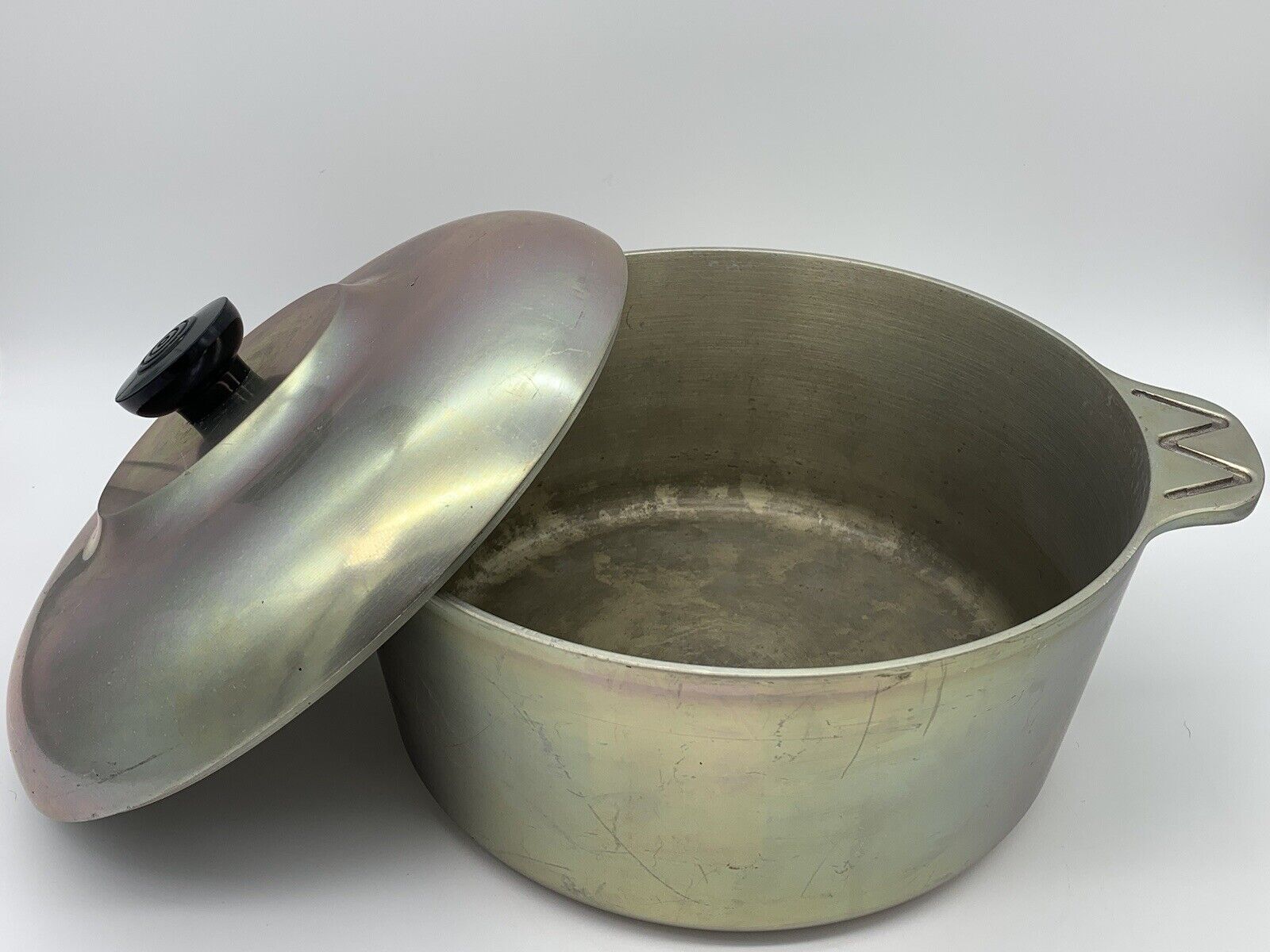 Vintage McWare Mamou, La Aluminum 5 Qt Aluminum Dutch Oven Cajun Cookware Pot