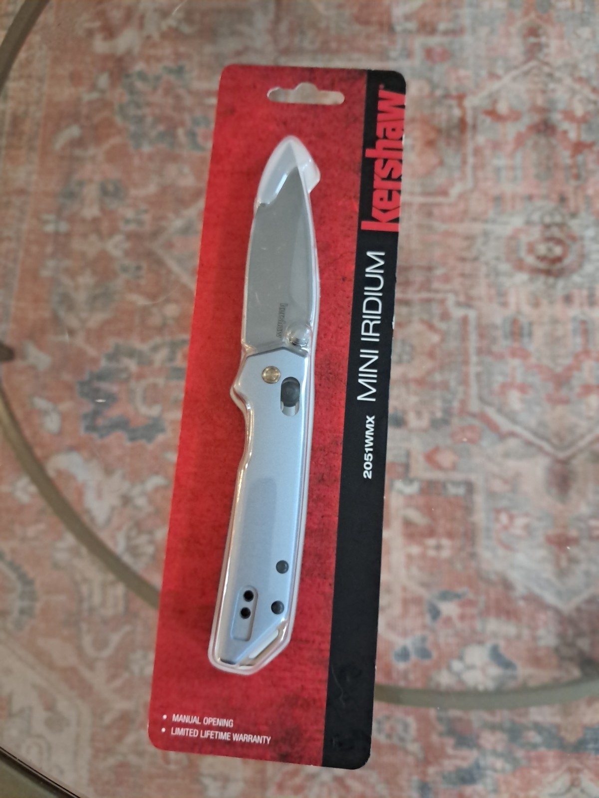 NEW SEALED Kershaw Mini Iridium 2051WMX Folding Knife Steel D2 Blade FAST SHIP