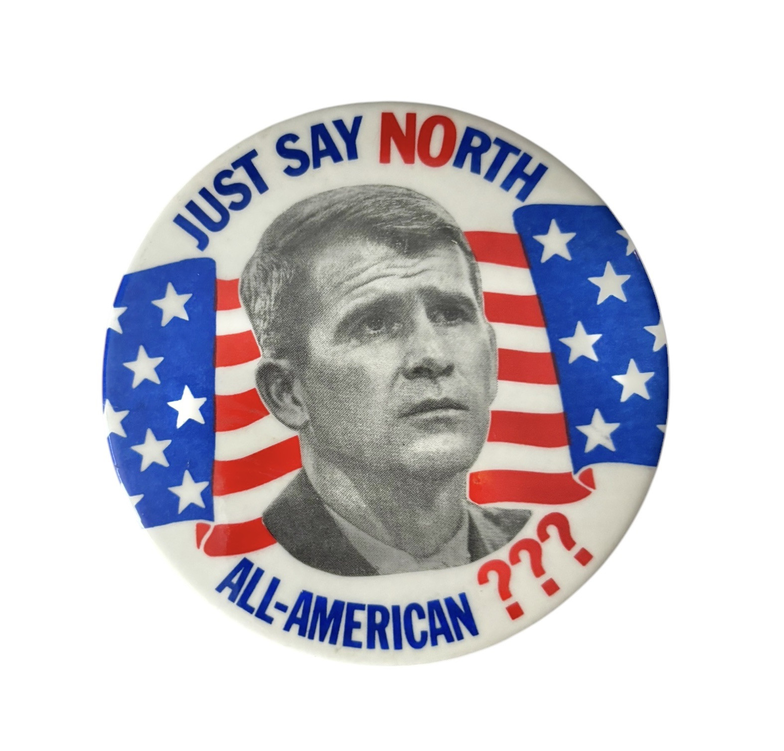 1988 Ollie North For President All American Hero Large 3\