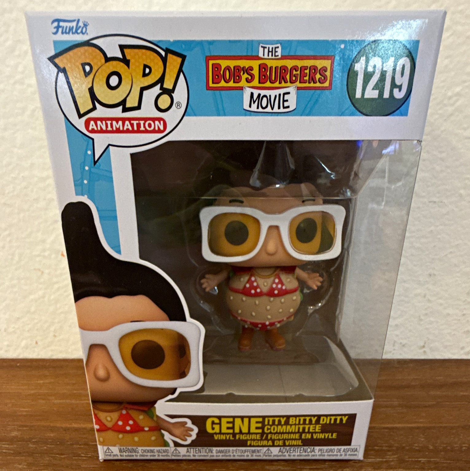 Funko Pop Pop Animation Gene Belcher The Bob\'s Burgers Movie #1219 Vinyl Boxed