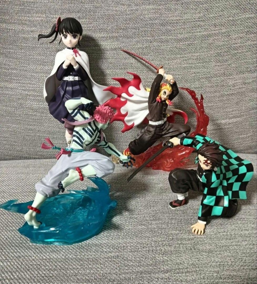 Demon Slayer Figures Set 4pcs Tanjiro Nezuko Zenitsu Inosuke Collectible13+ G562 Demon Slayer Figures Set 4pcs Tanjiro Nezuko Zenitsu Inosuke Collectible13+ G562