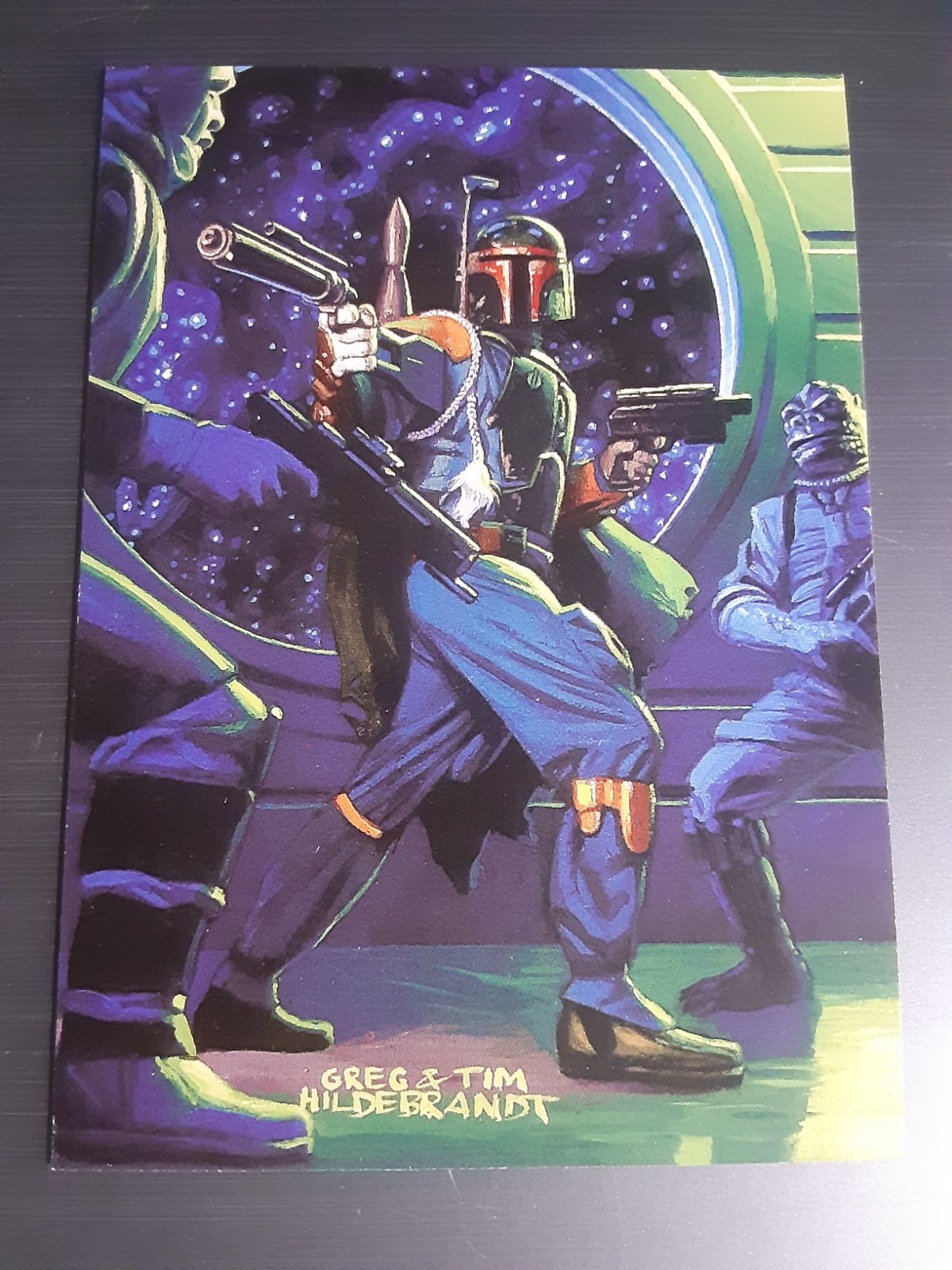 1996 Topps Card - Star Wars SHADOWS OF THE EMPIRE - Fett Fellow Hunters # 90 1996 Topps Card - Star Wars SHADOWS OF THE EMPIRE - Fett Fellow Hunters # 90