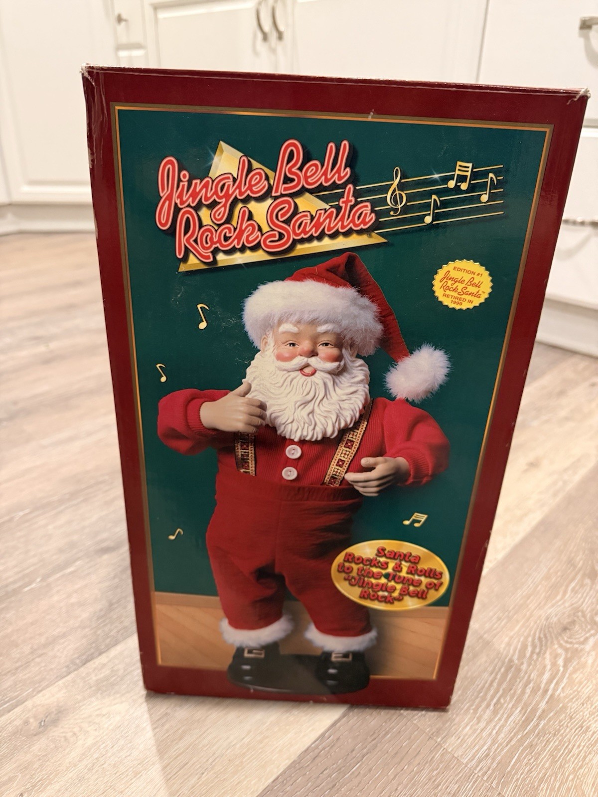 1998 Jingle Bell Rock Santa Claus Collectibles Animated 1st Edition 1998 Jingle Bell Rock Santa Claus Collectibles Animated 1st Edition