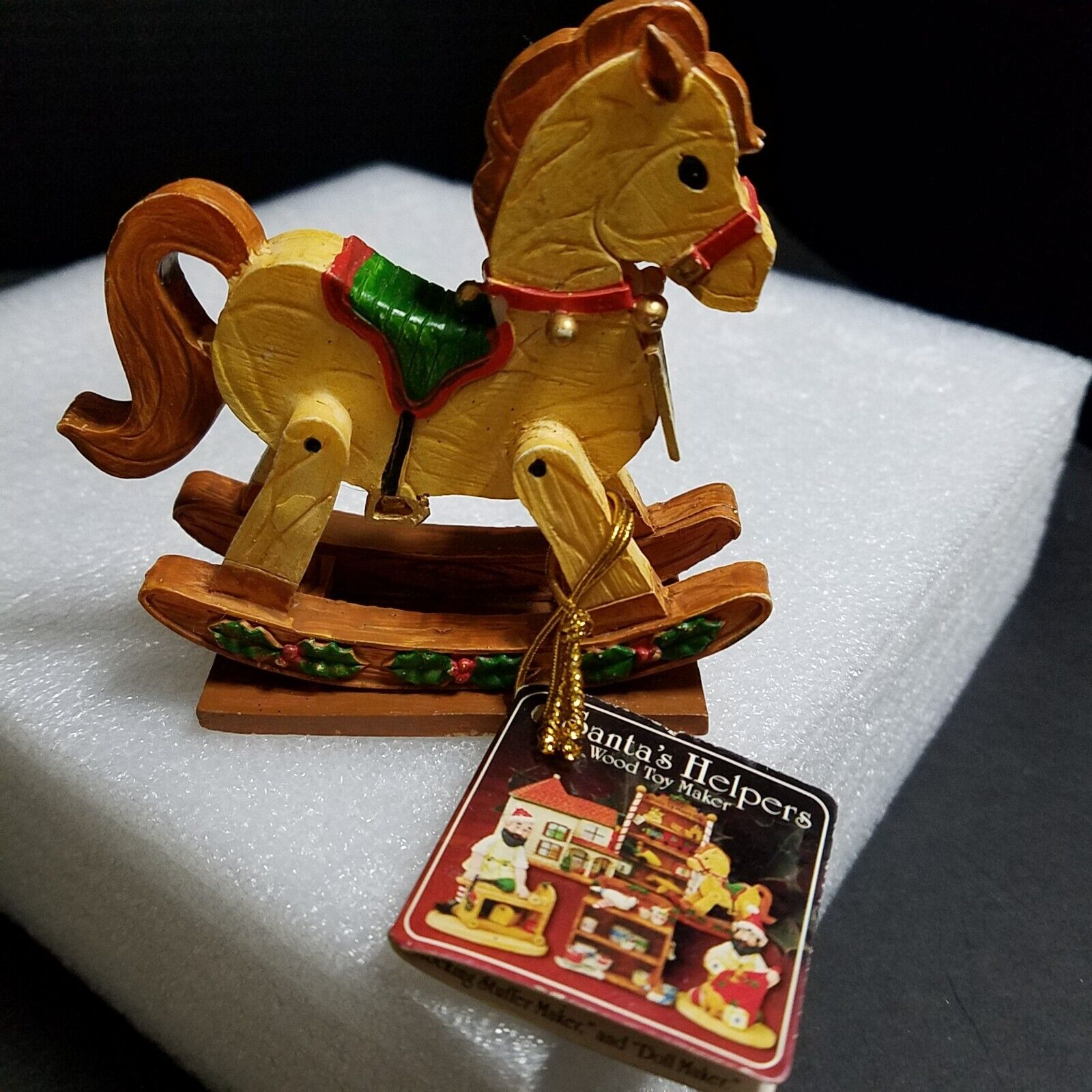 Rocking Horse Santa’s Helpers Wood Toy Makers Limited Edition