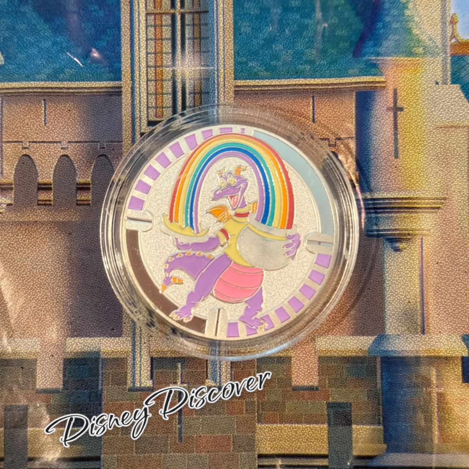 Walt Disney World EPCOT Figment Collectible Medallion New