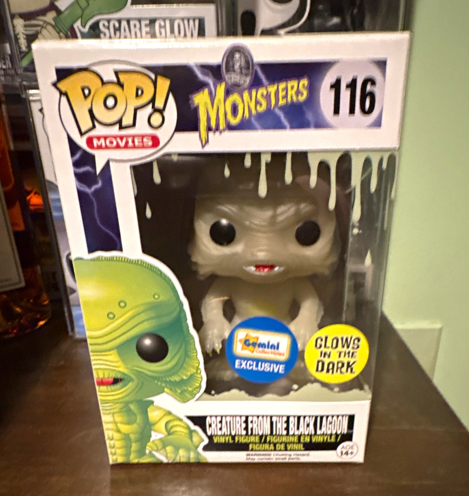 Funko Pop Movies Creature from the Black Lagoon #116 Gemini GITD
