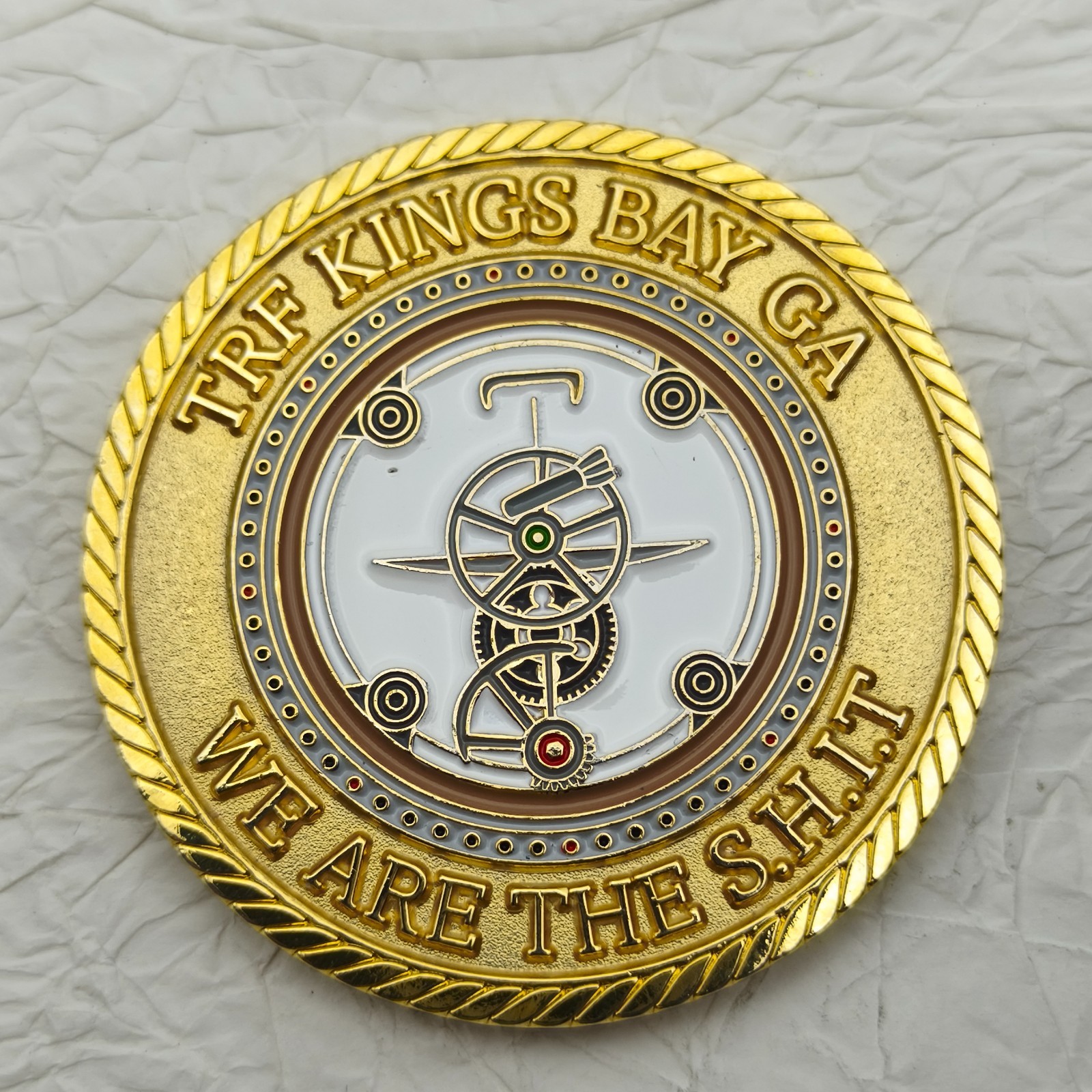 US Navy Kings Bay GA 38A Submarine Hatch Inspection Team Challenge Coin