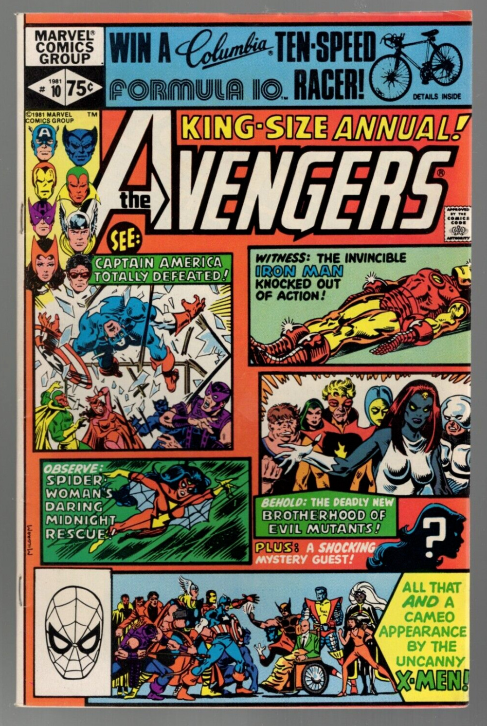 Avengers Annual #10 Marvel 1981 NM 9.4